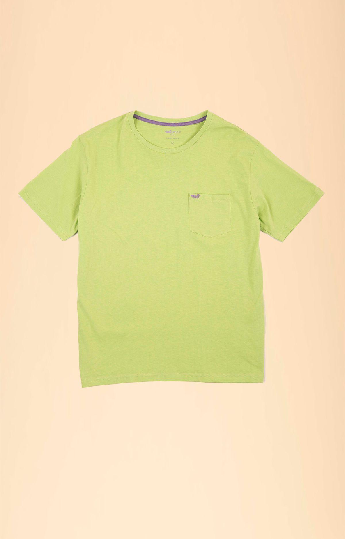 Polera Algodón Orgánic Hombre Nicepocket Verde-1