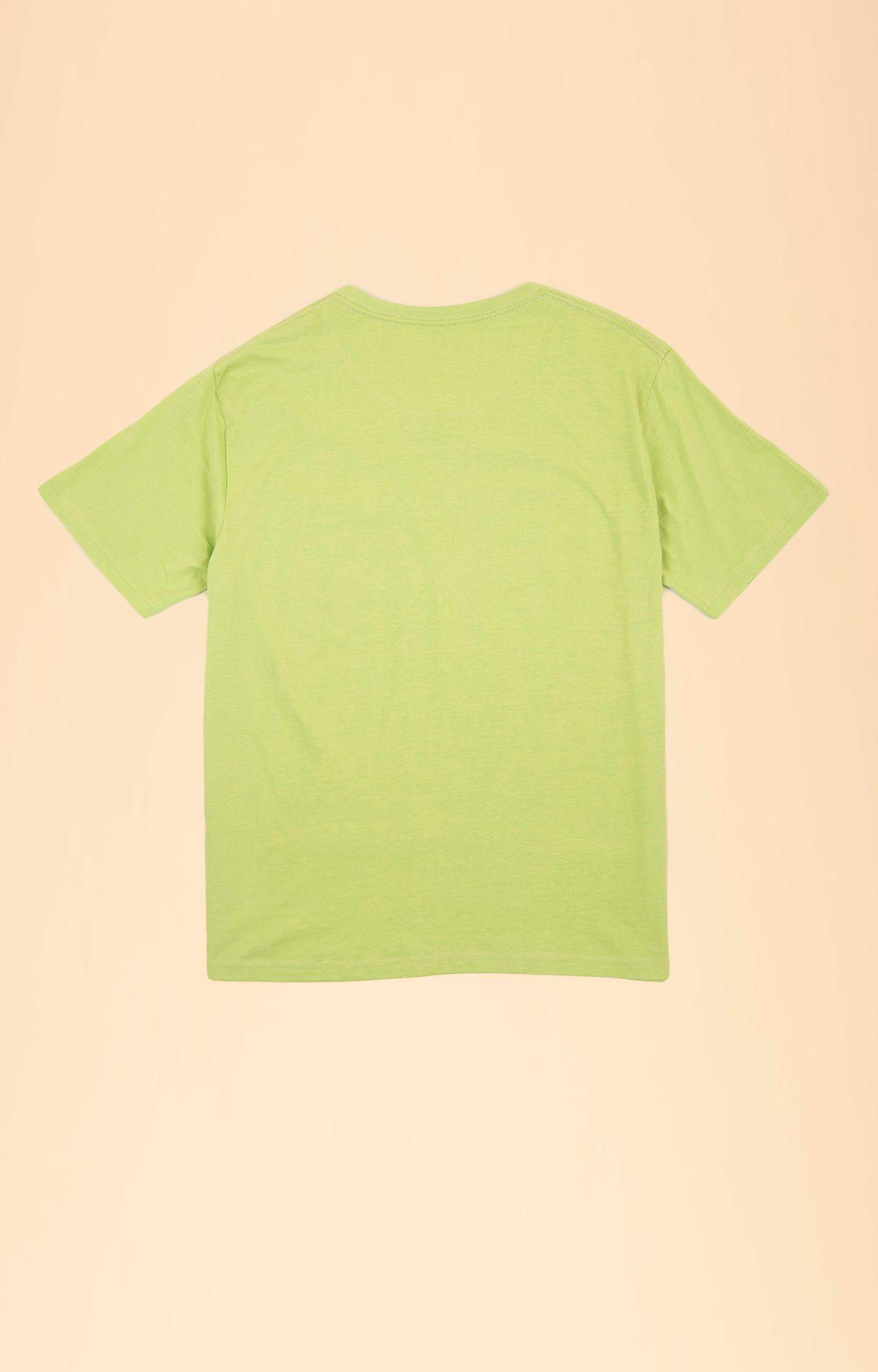 Polera Algodón Orgánic Hombre Nicepocket Verde-3