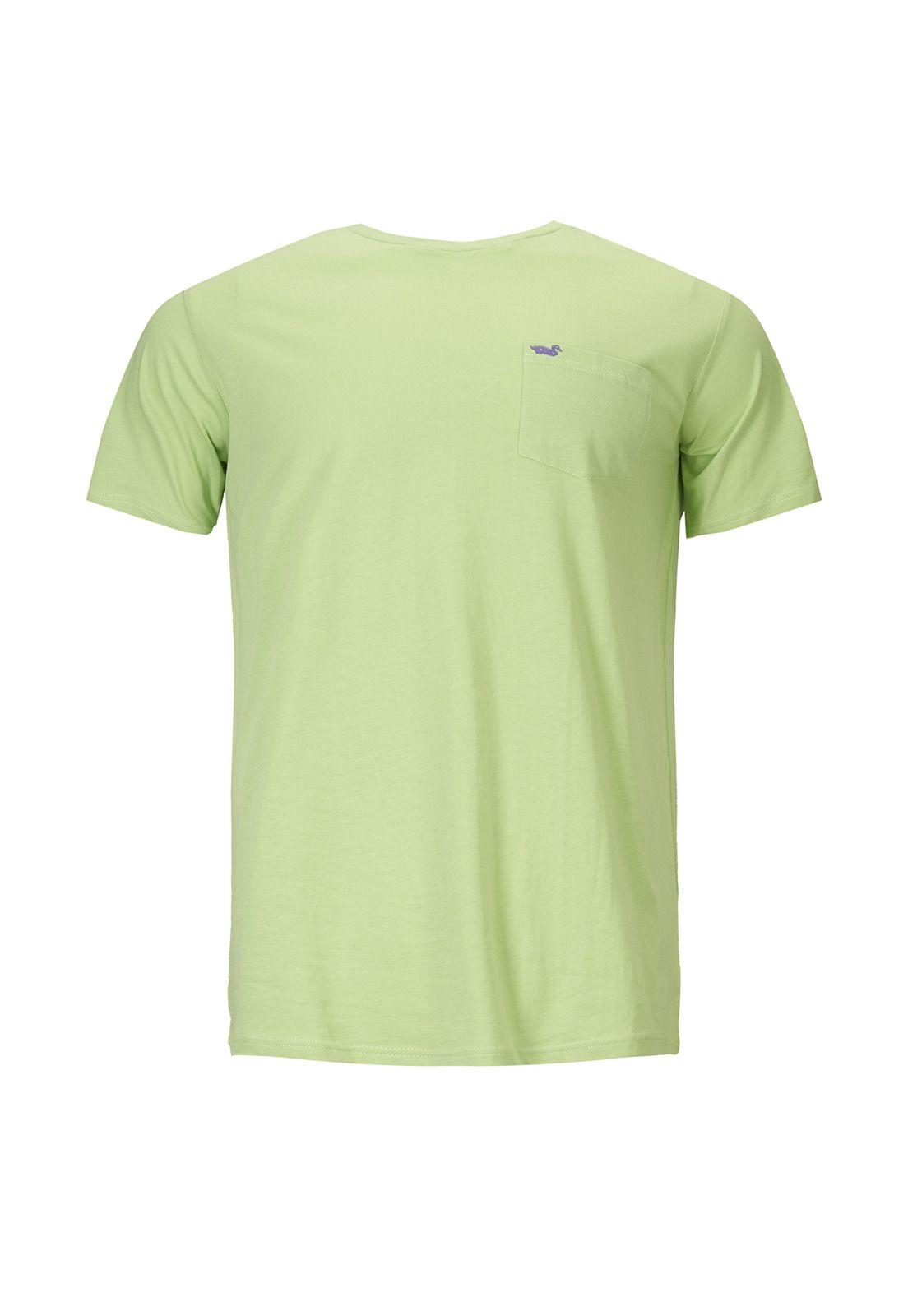 Polera Algodón Orgánic Hombre Nicepocket Verde-0