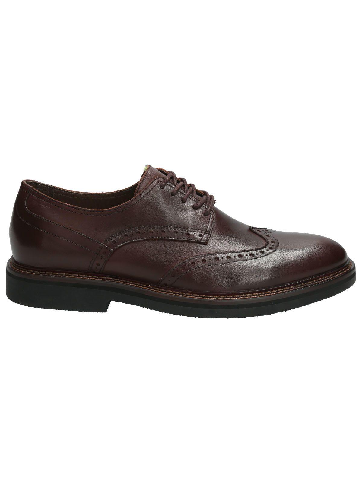 Zapato Cuero Hombre Venham Café-0