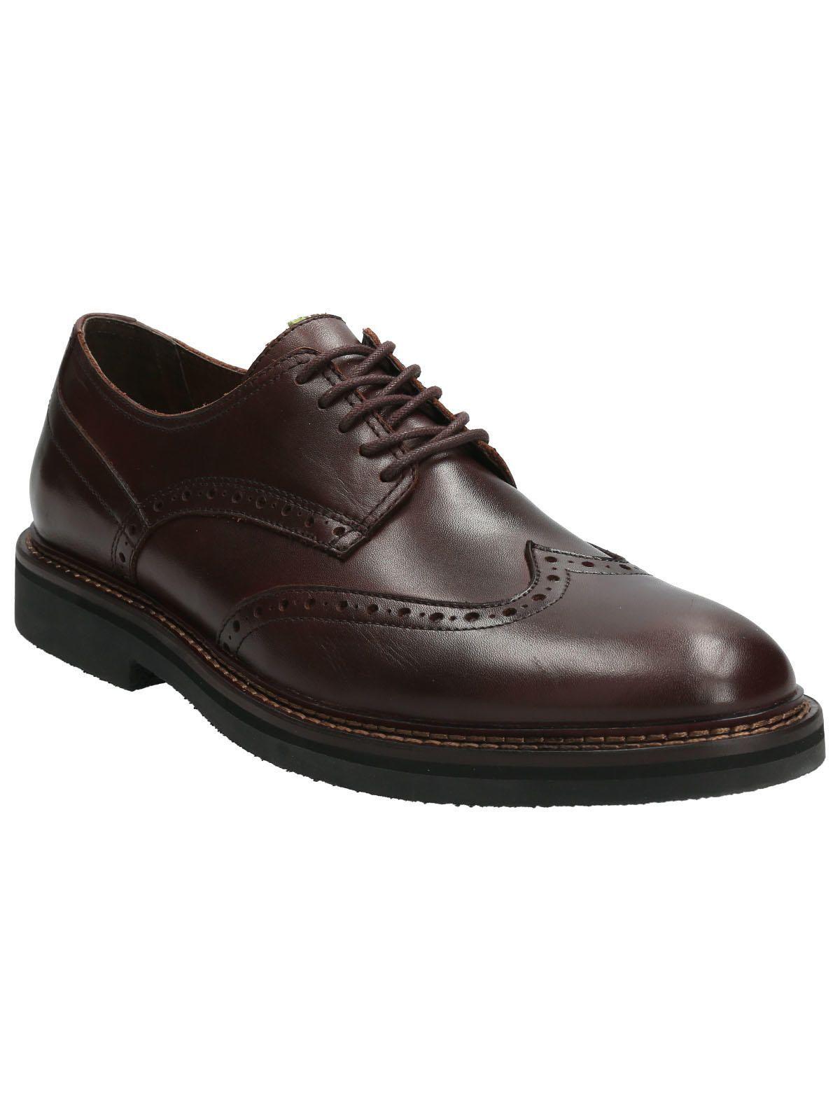 Zapato Cuero Hombre Venham Café-1