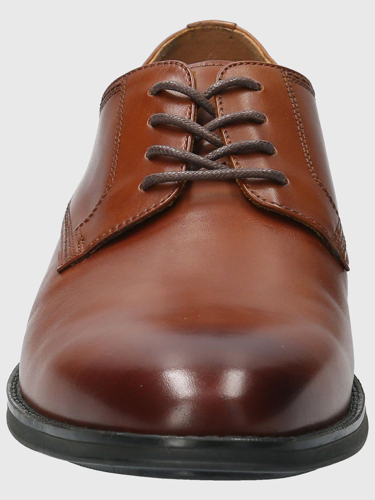 Zapato Cuero Hombre Rollo Café-3