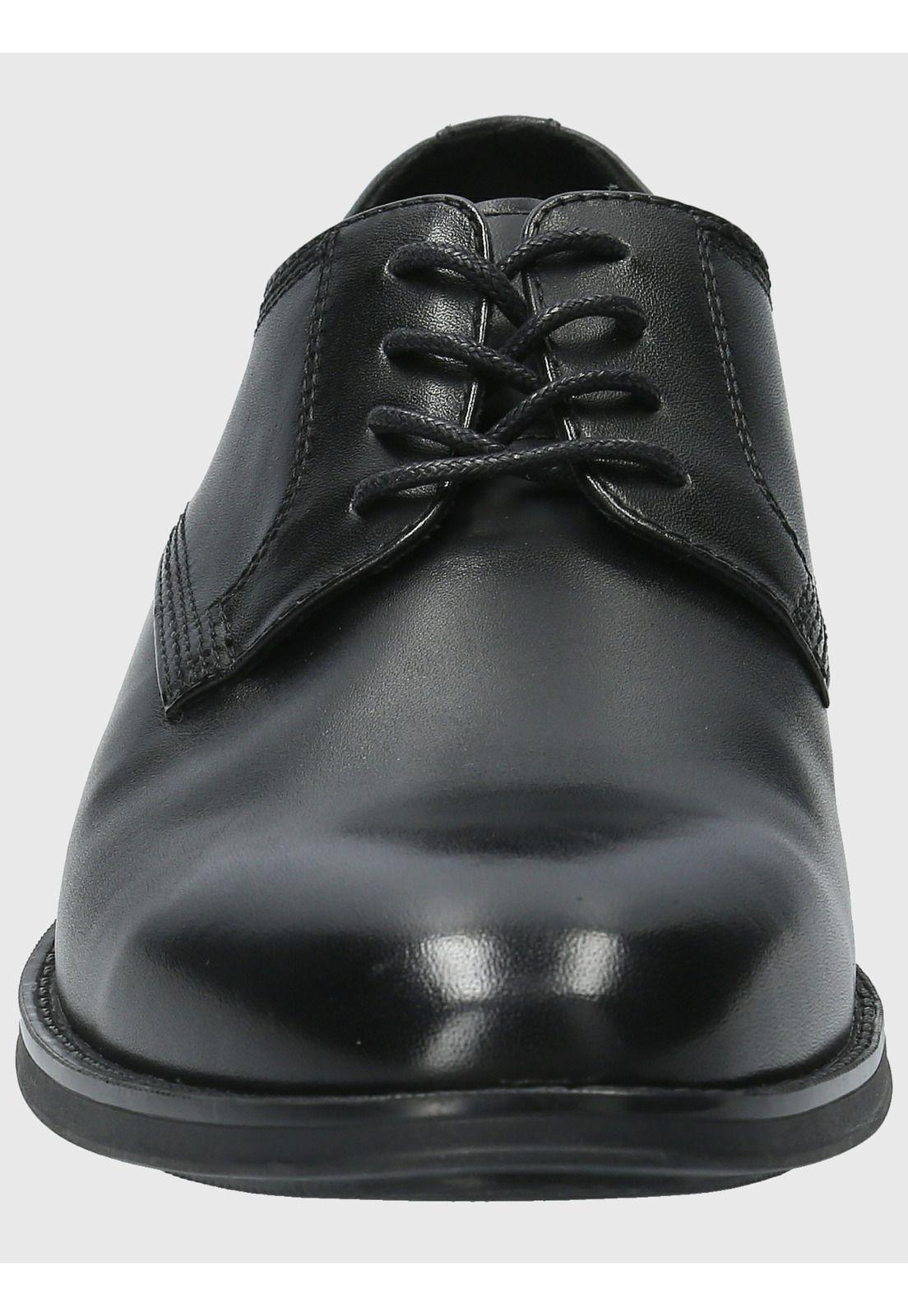 Zapato Cuero Hombre Rollo Negro-3