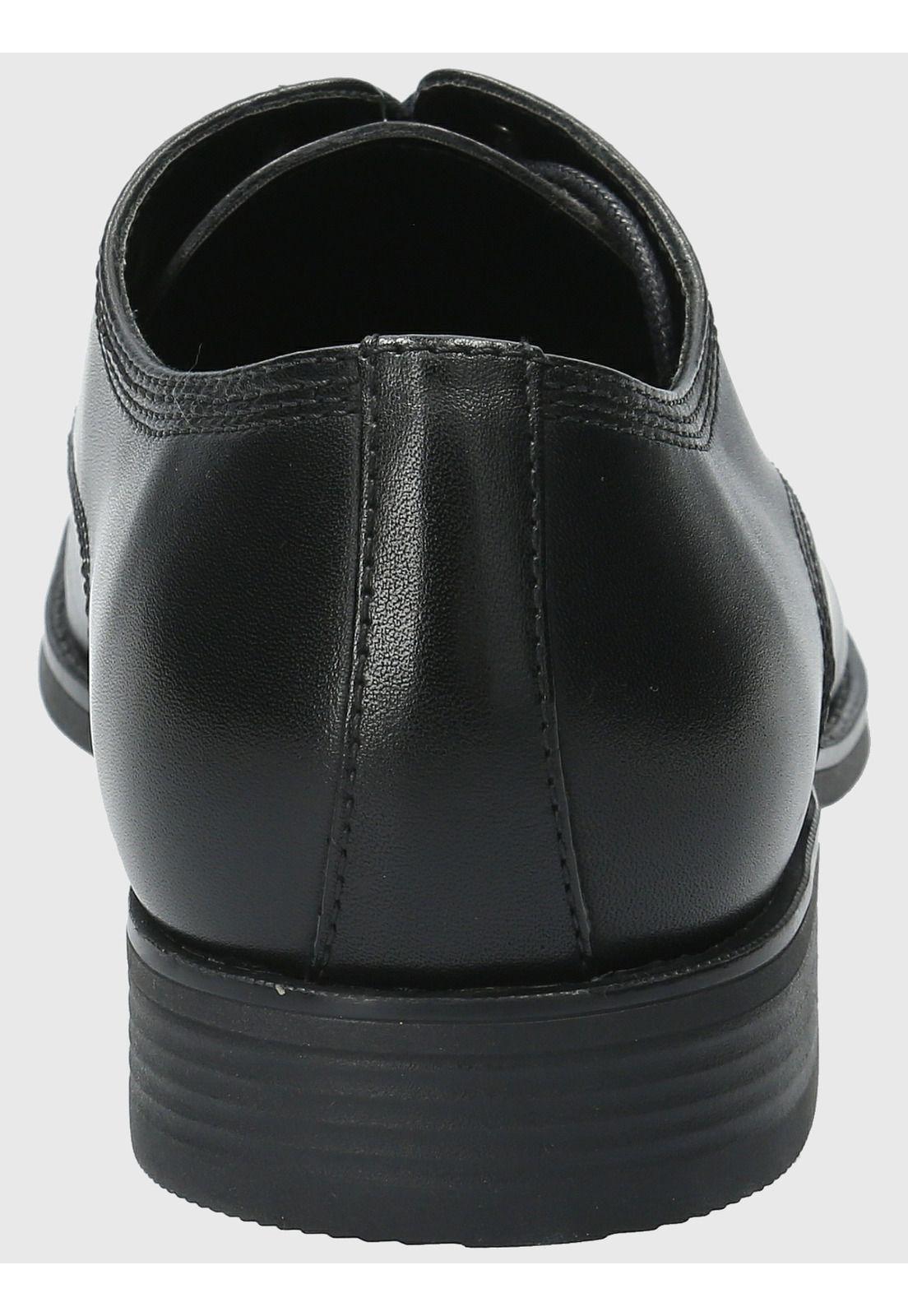 Zapato Cuero Hombre Rollo Negro-6