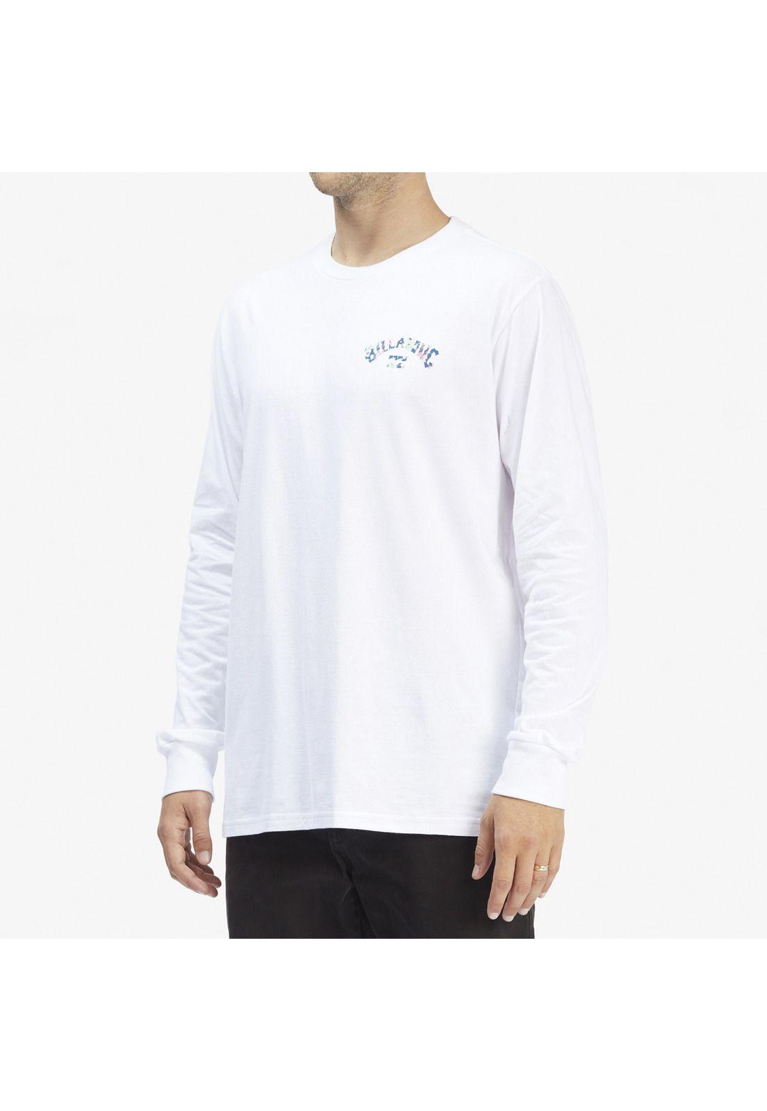 Polera M/L Hombre Arch Fill Blanco-1