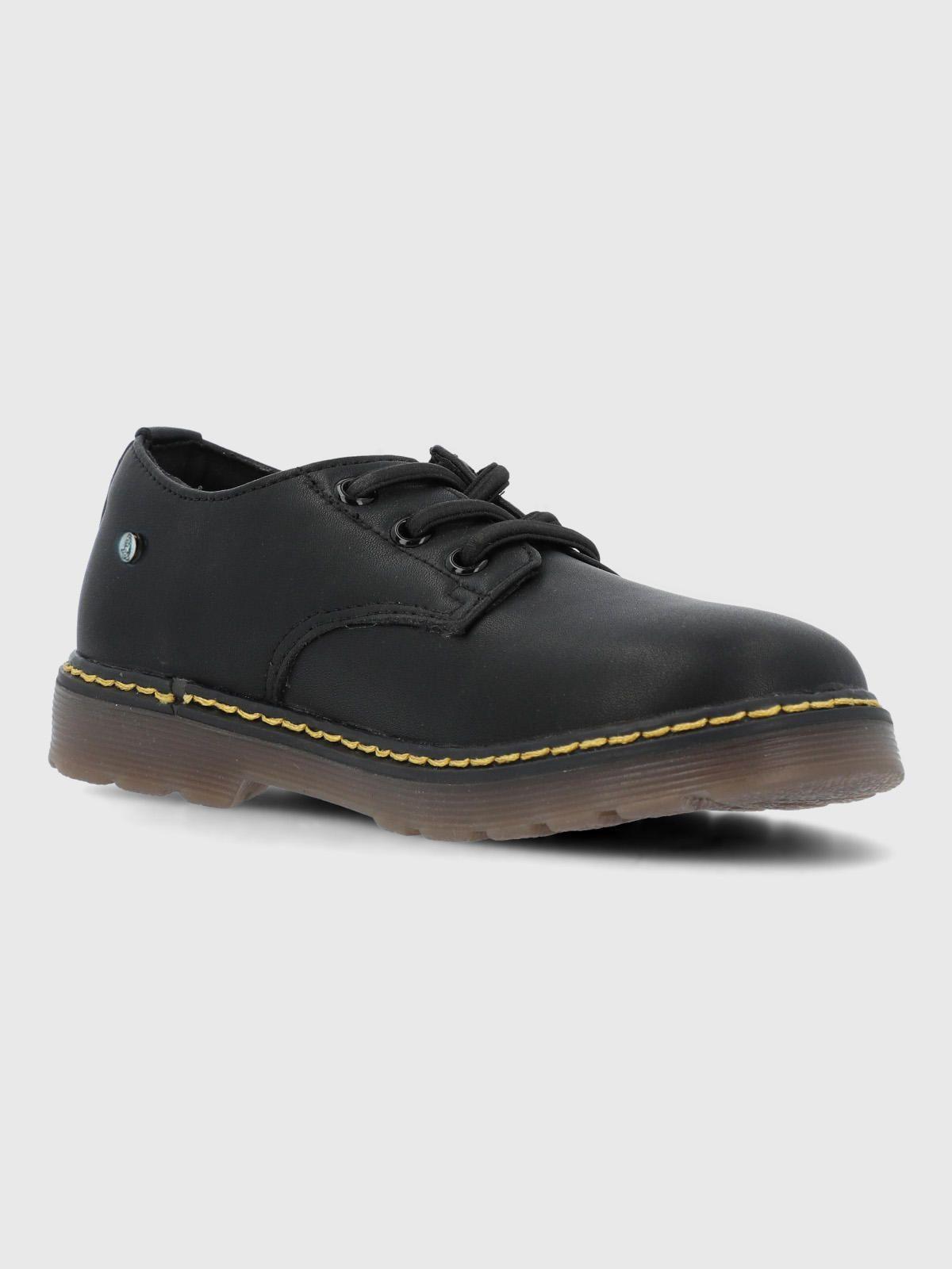Zapato Escolar Cuero Niña Ninna Negro-0