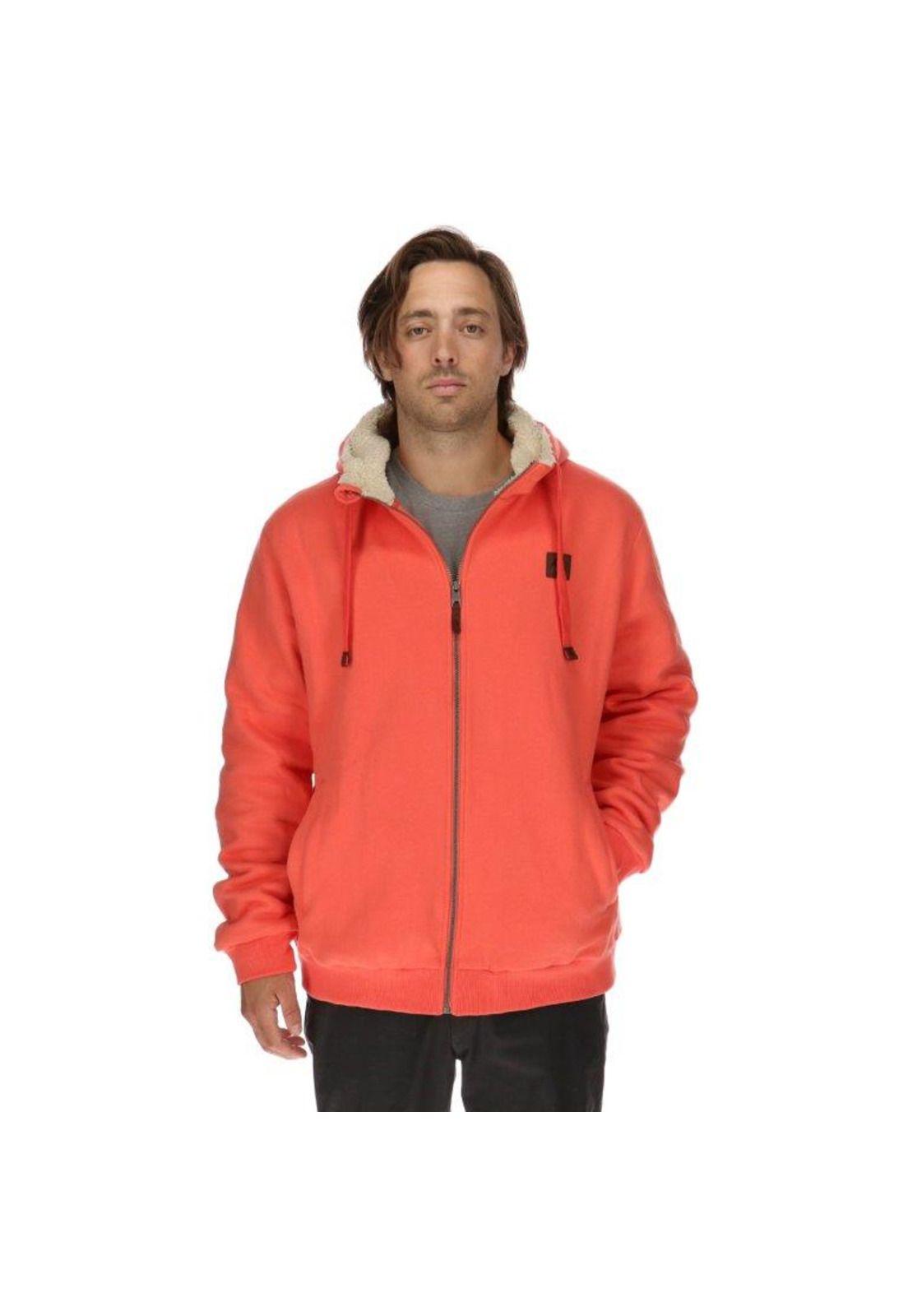 Poleron Hombre Sullivan Sherpa Rojo Claro Burton-0