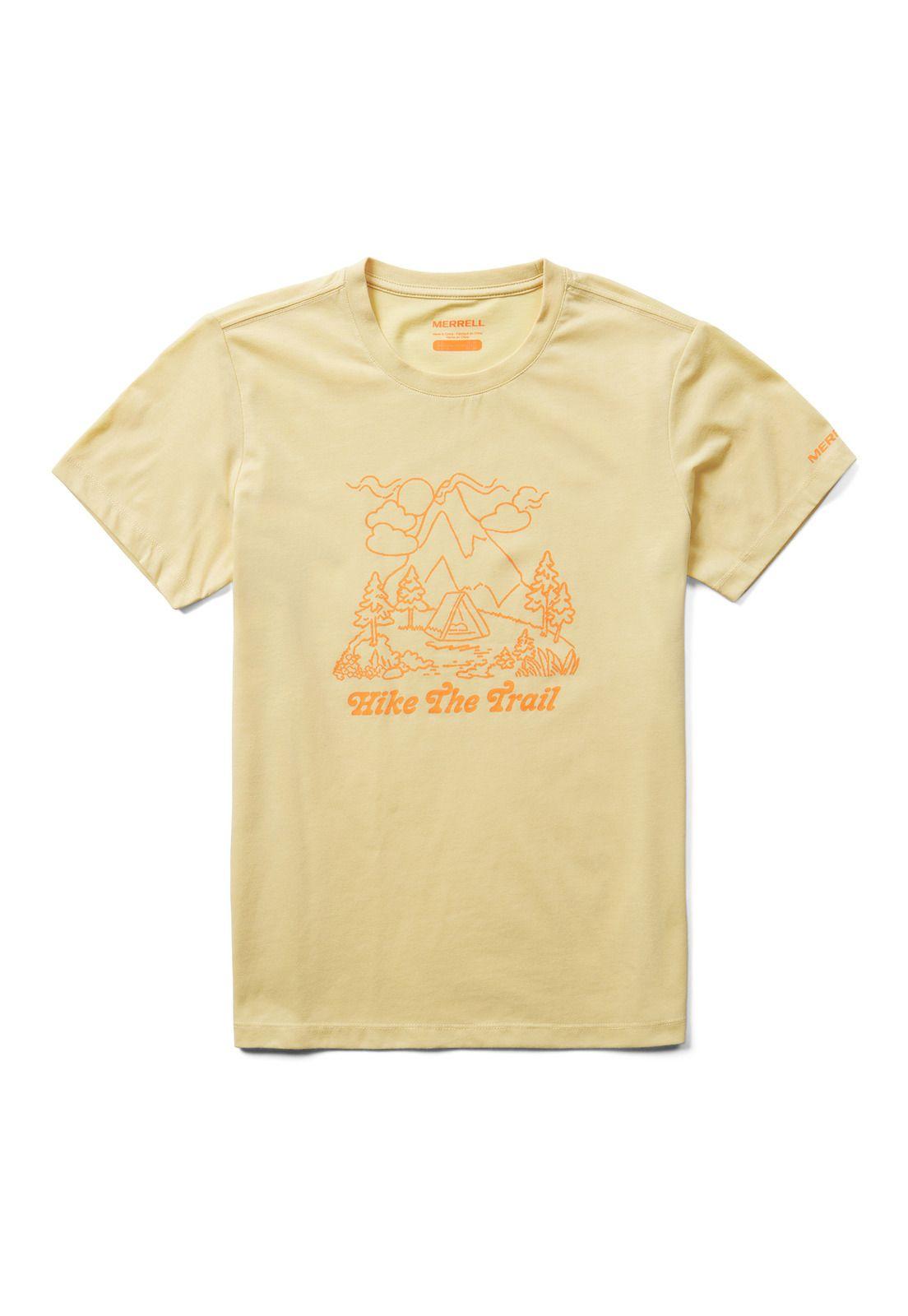 Polera Mujer Hike The Trail Amarillo-0