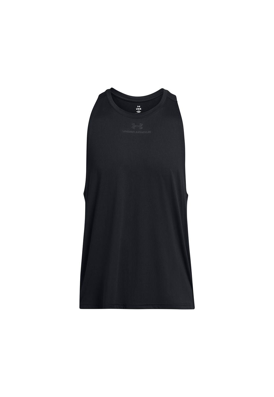 Polera sin manga Vanish hombre Negro-0