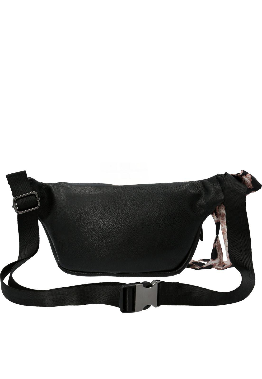 Banano Mujer Tweed Waist Negro-2