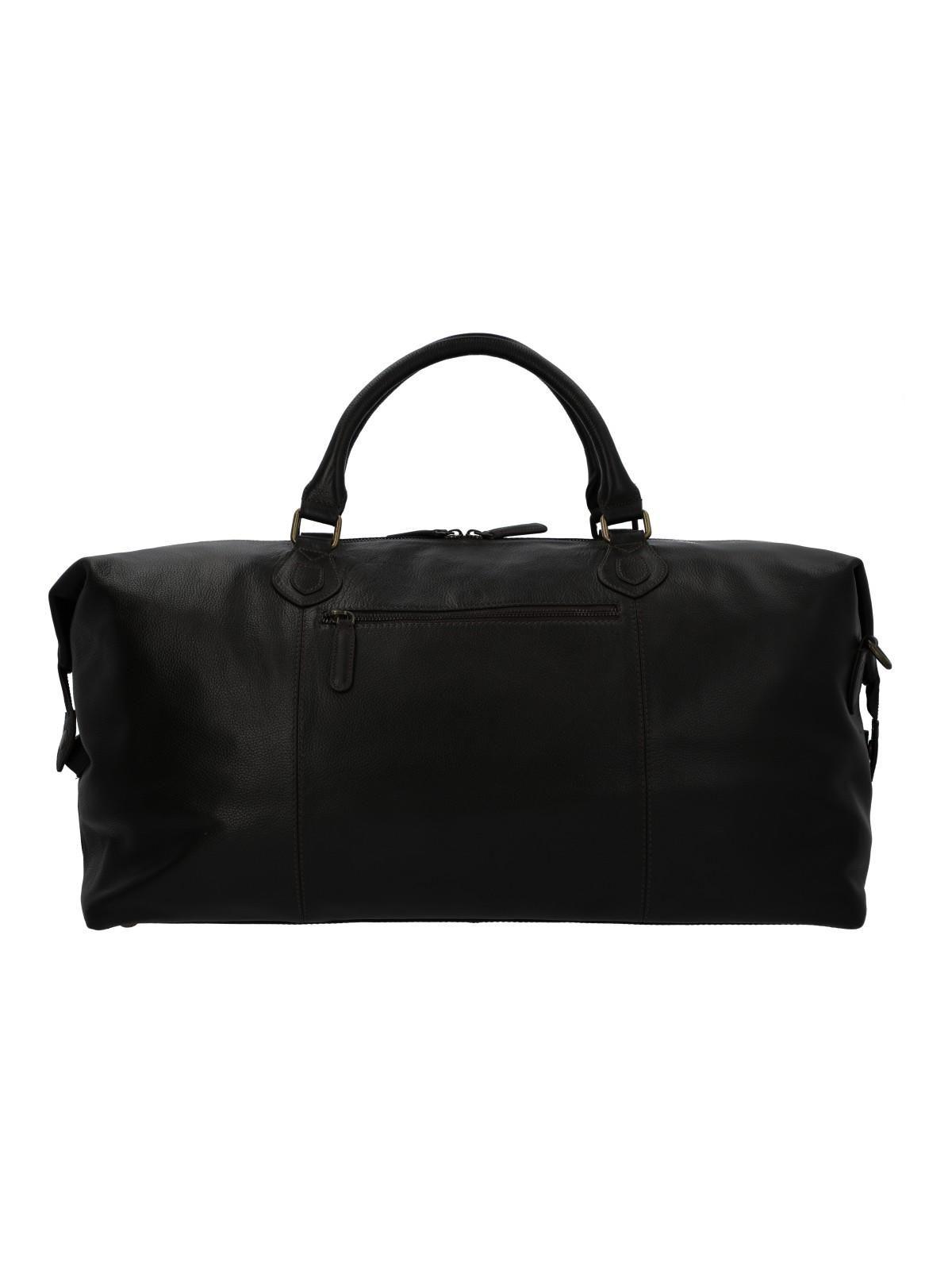 Bolso Cuero Unisex Np Fangio Travel Café-2