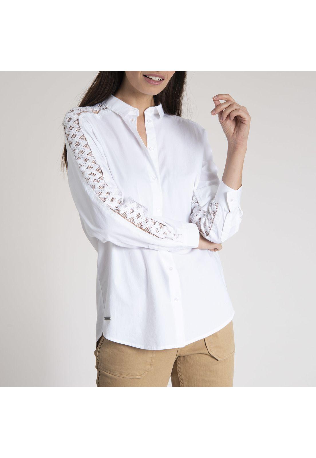 Blusa Mujer Clara Algodón Orgánico Blanco-3