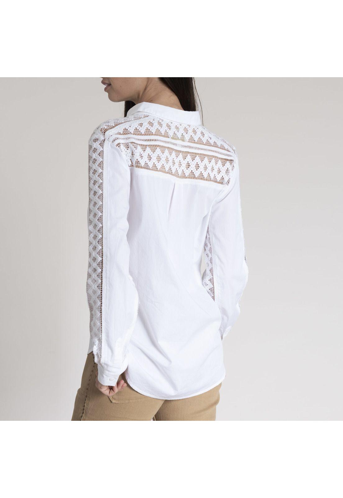 Blusa Mujer Clara Algodón Orgánico Blanco-4