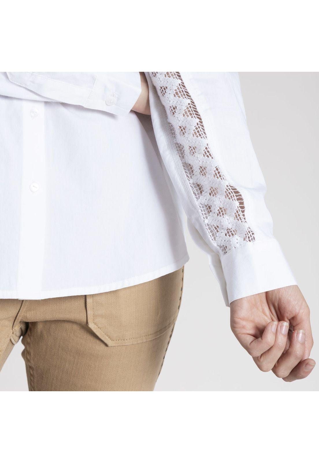 Blusa Mujer Clara Algodón Orgánico Blanco-5