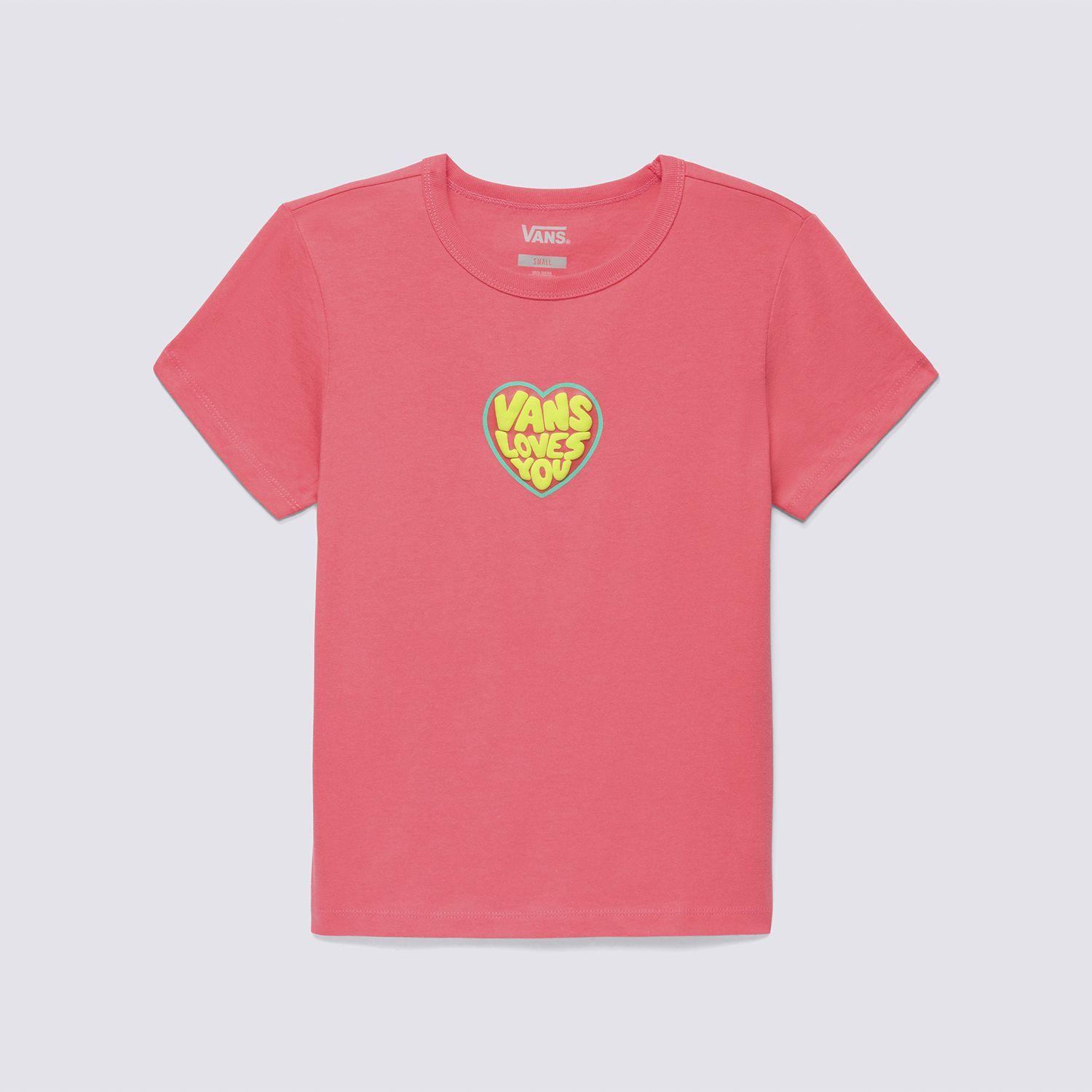Polera Manga Corta Love Is Kind Mini Rosa Mujer-4