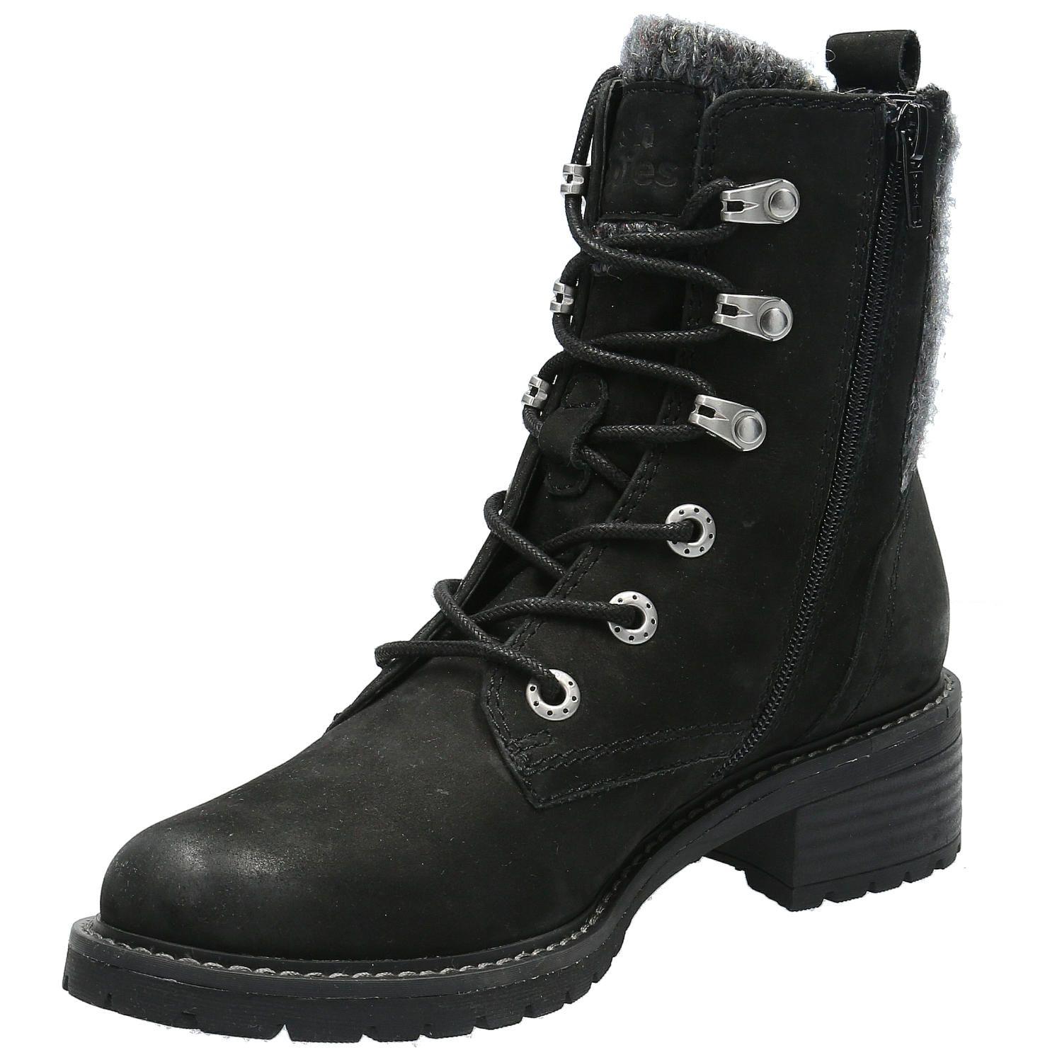 Botin Cuero Mujer Cai Negro-4