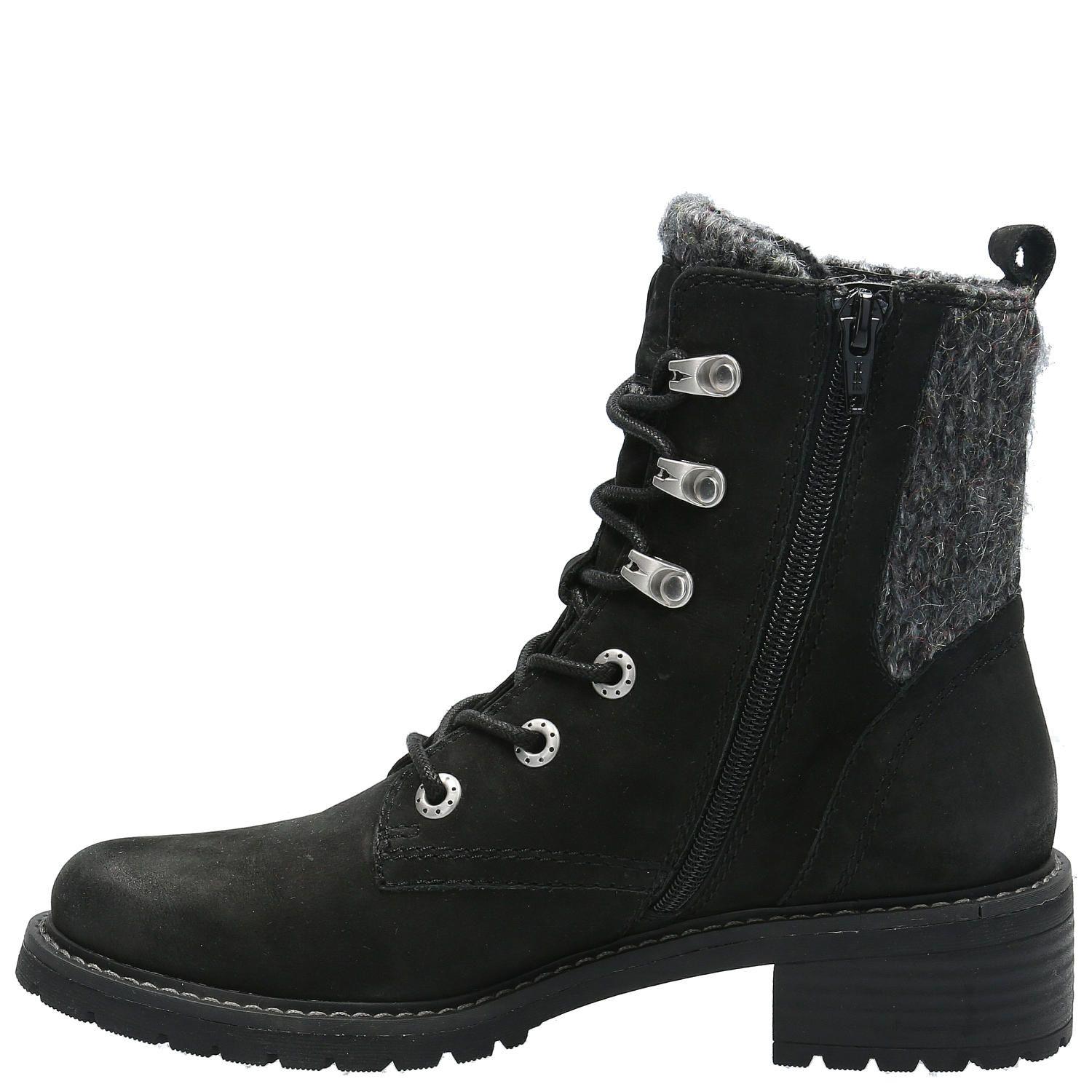 Botin Cuero Mujer Cai Negro-5