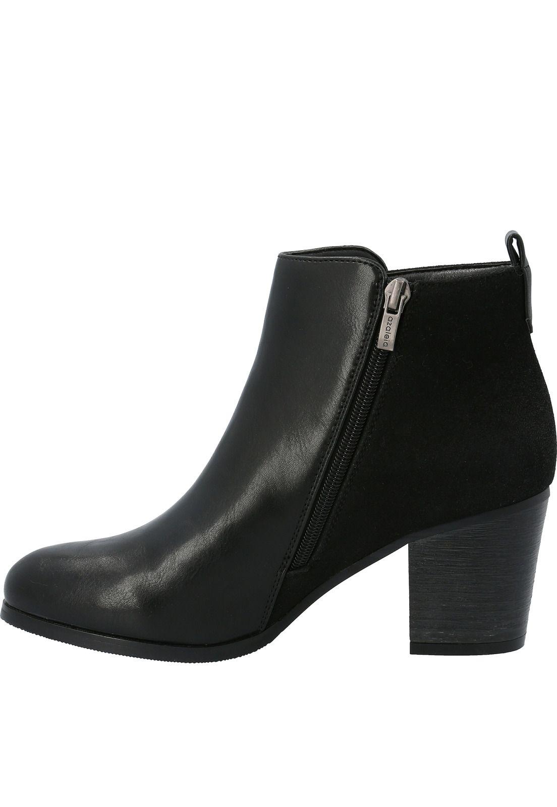 Botin Mujer Richie Negro-4