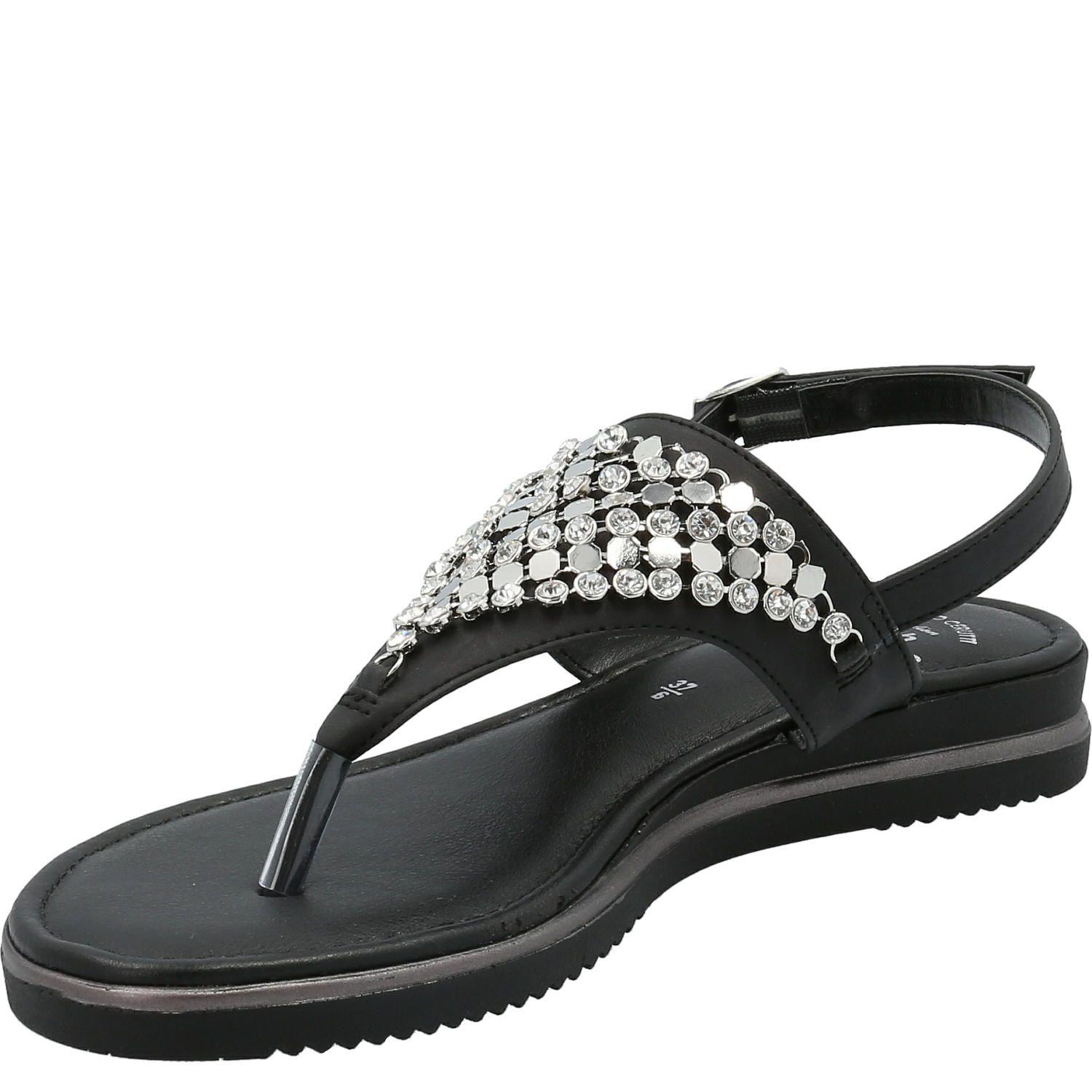 Sandalia Mujer Bianca Negro-3