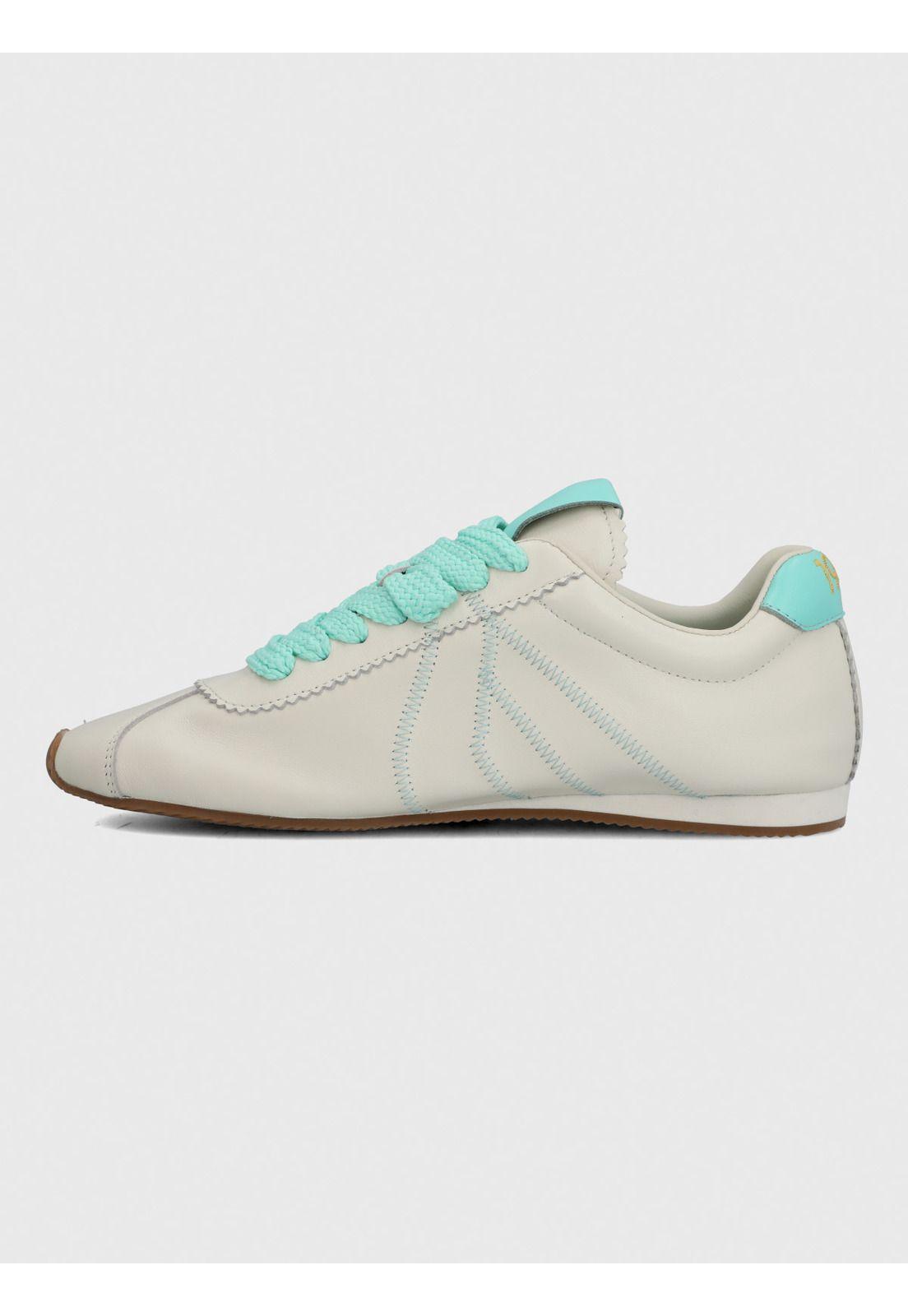 Zapatilla Cuero Mujer Bonik Celeste-6