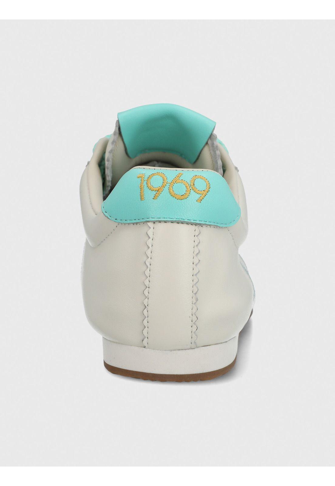 Zapatilla Cuero Mujer Bonik Celeste-7