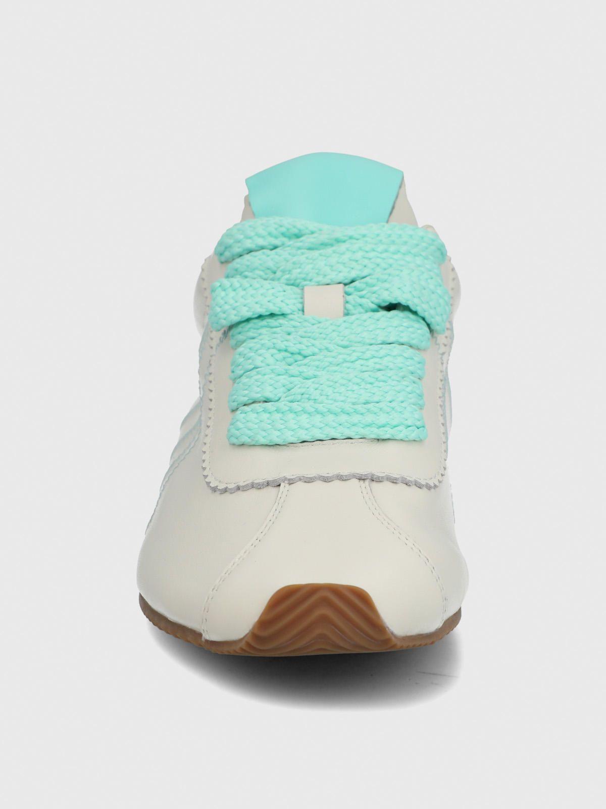 Zapatilla Cuero Mujer Bonik Celeste-4