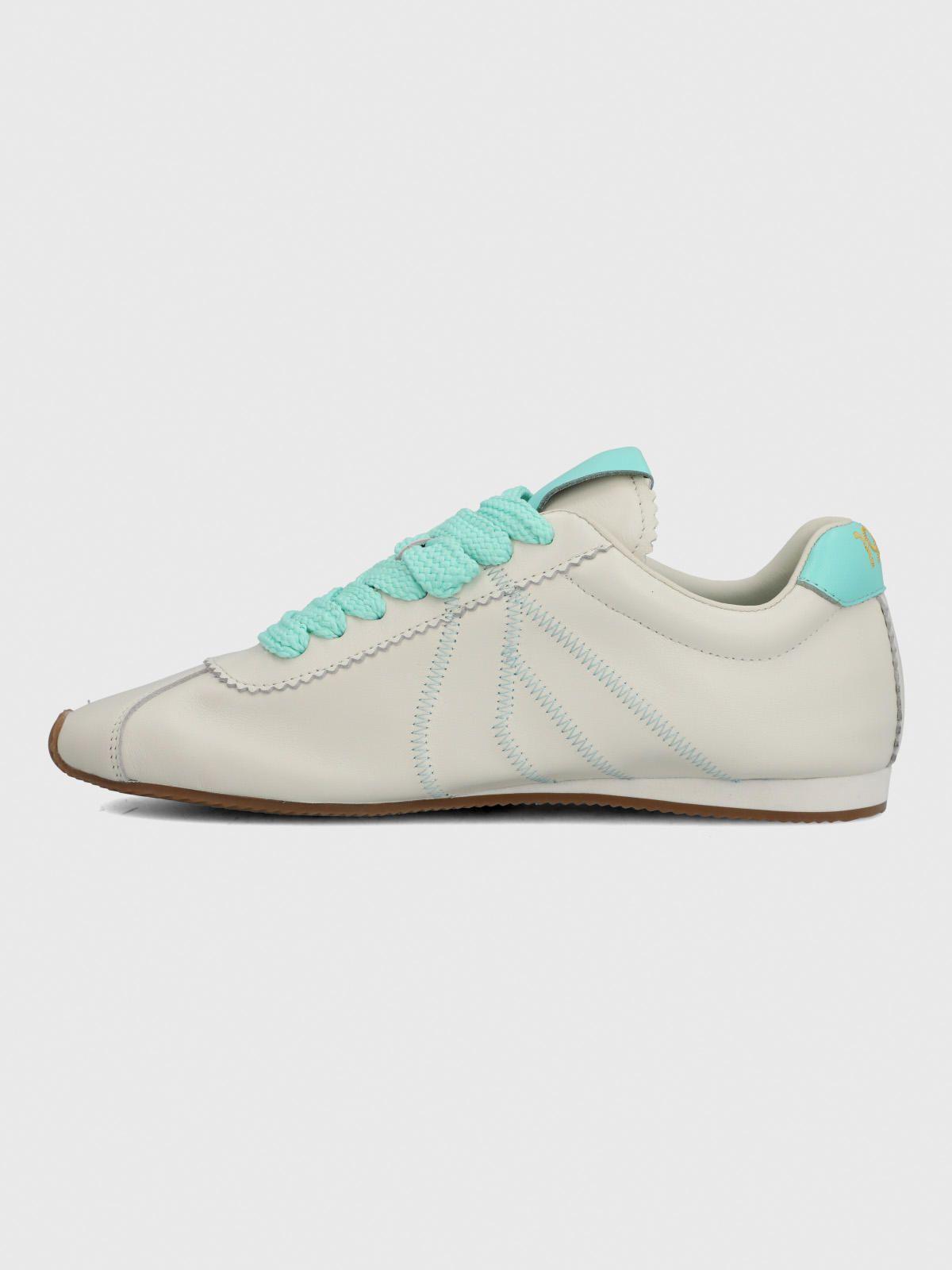 Zapatilla Cuero Mujer Bonik Celeste-6