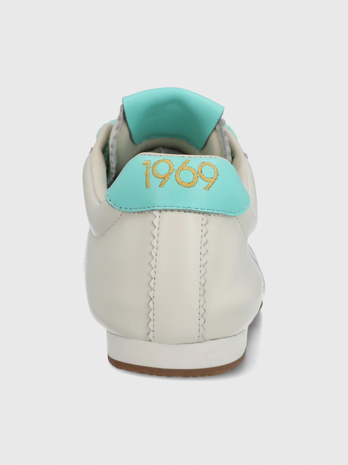 Zapatilla Cuero Mujer Bonik Celeste-7