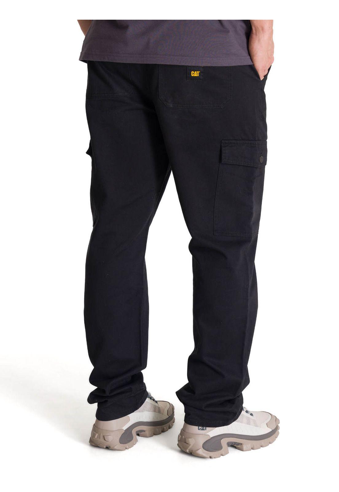 Pantalón Hombre Cargo Straight Negro-3