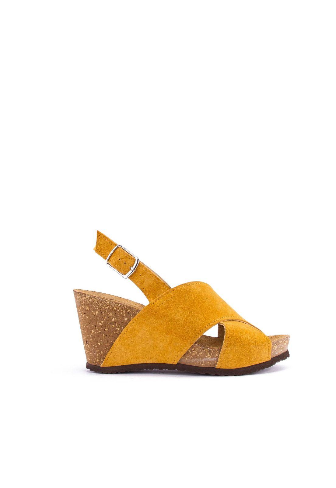 Sandalia  Ambar Casual Mostaza-0