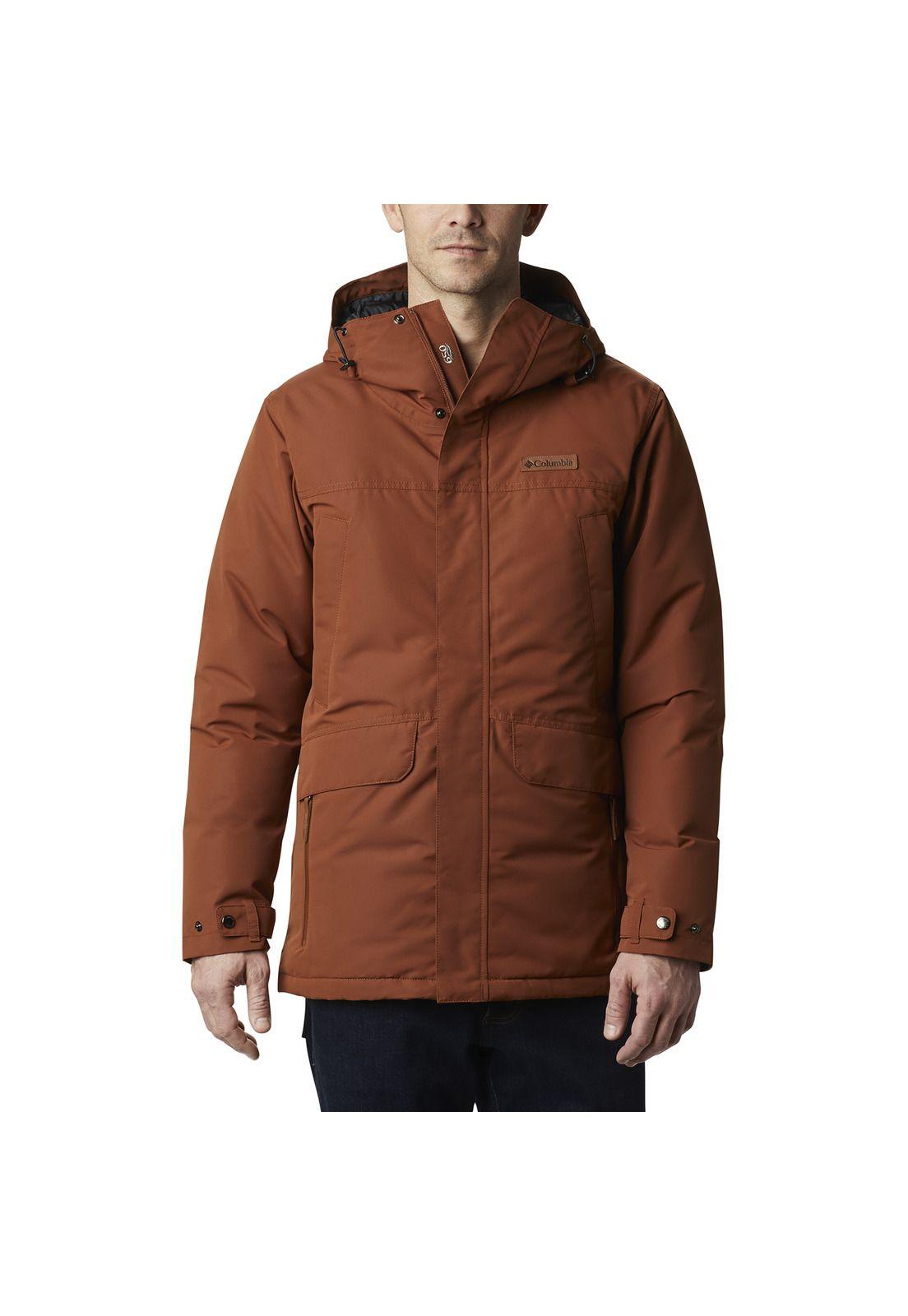 Parka Hombre South Canyon Down Polyester Café-0