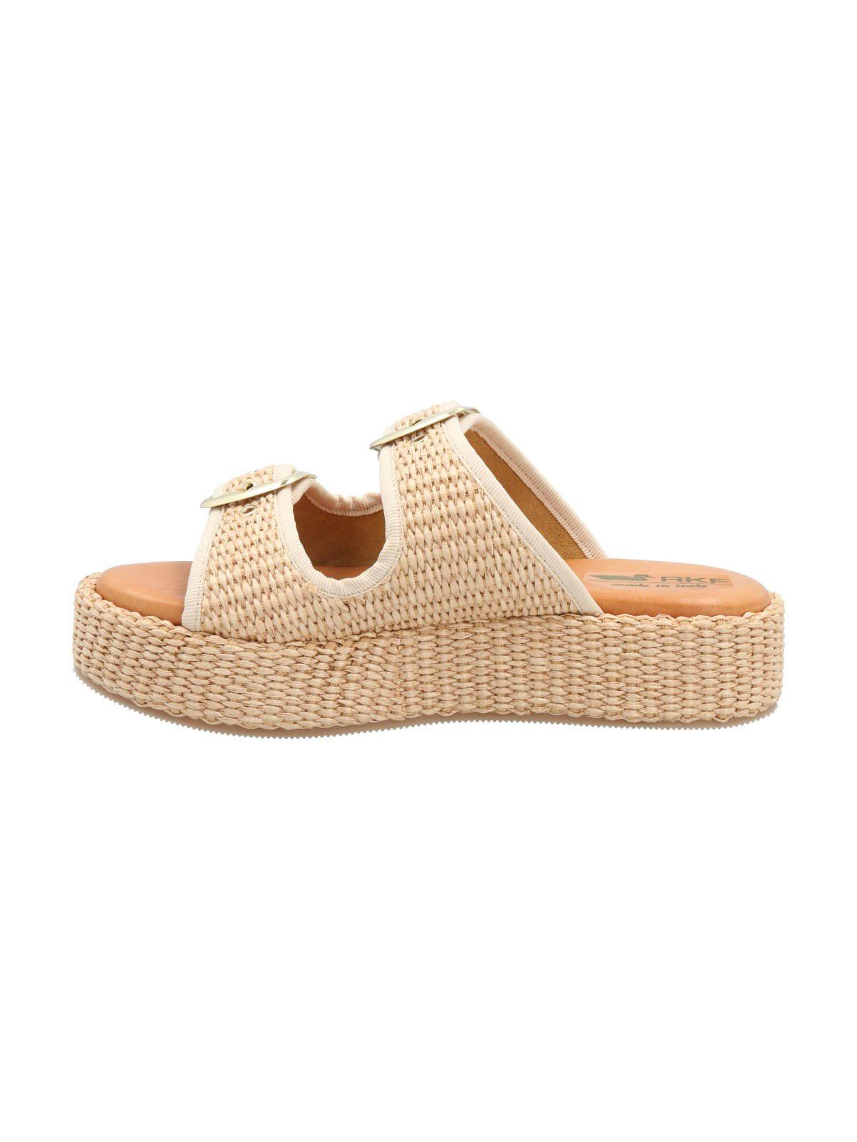 Sandalia Rafia Mujer Ruth Beige-5