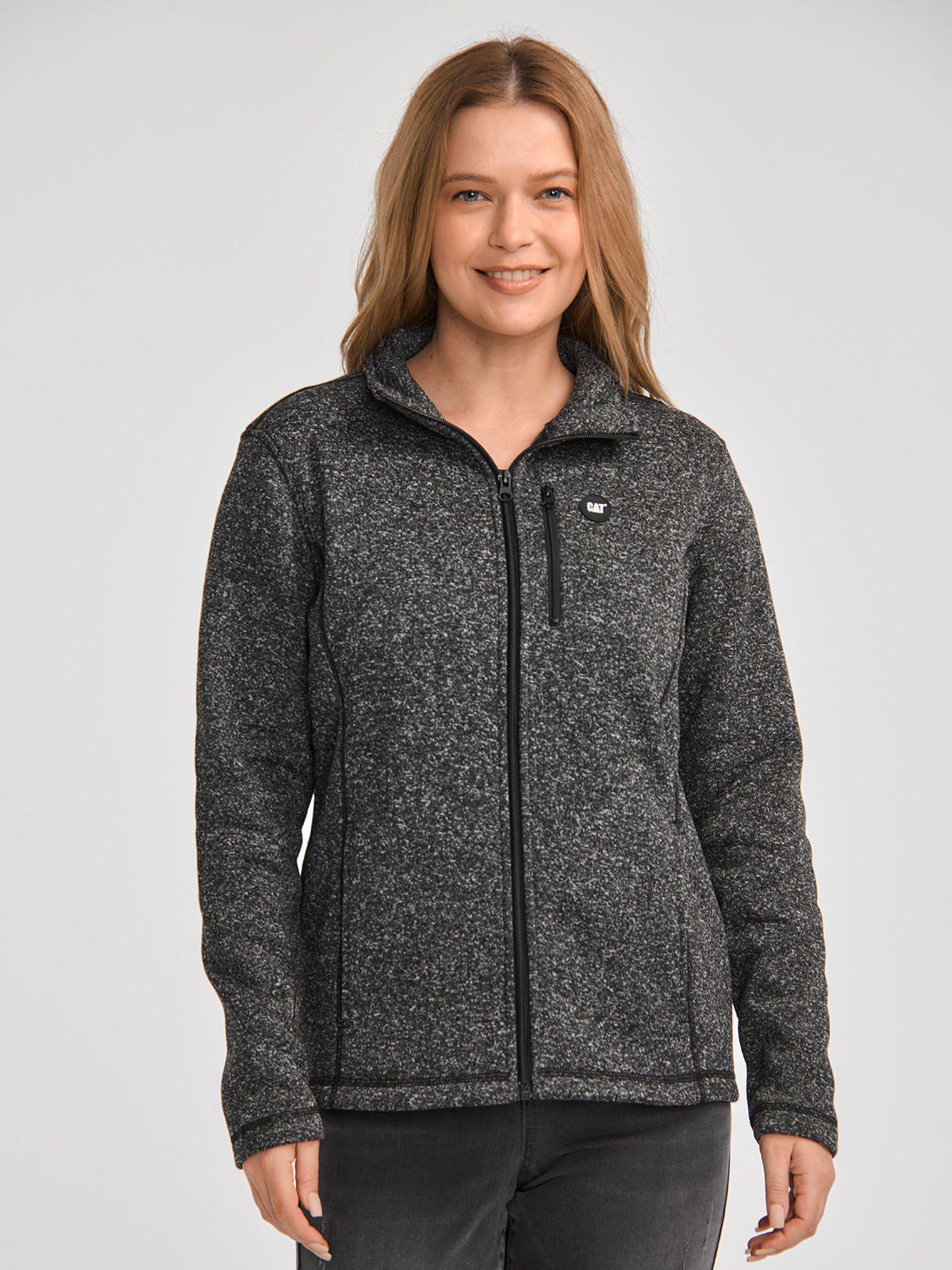 Polar Mujer W Sweater Fleece Full Zip Jacket Negro-0