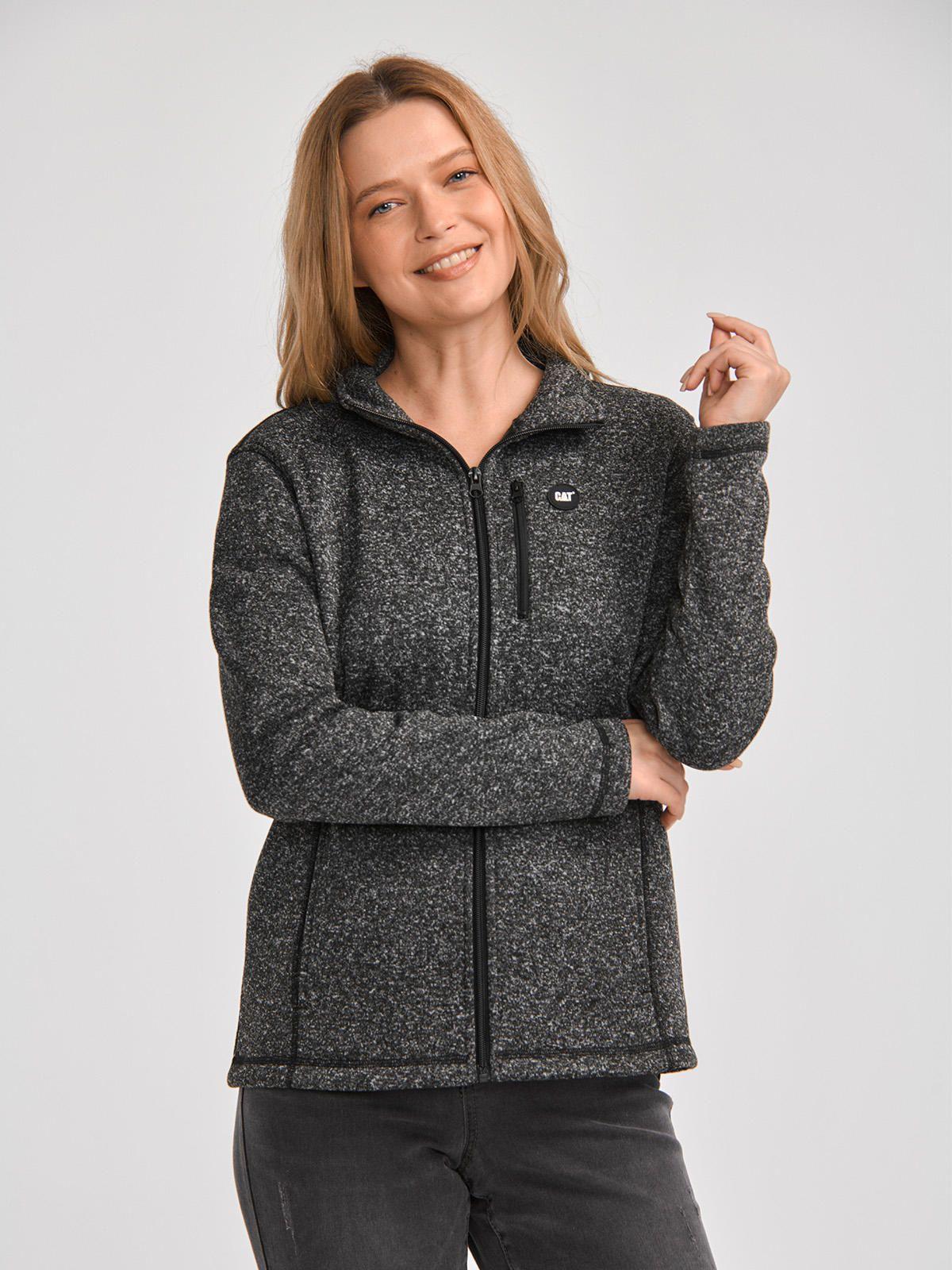 Polar Mujer W Sweater Fleece Full Zip Jacket Negro-1