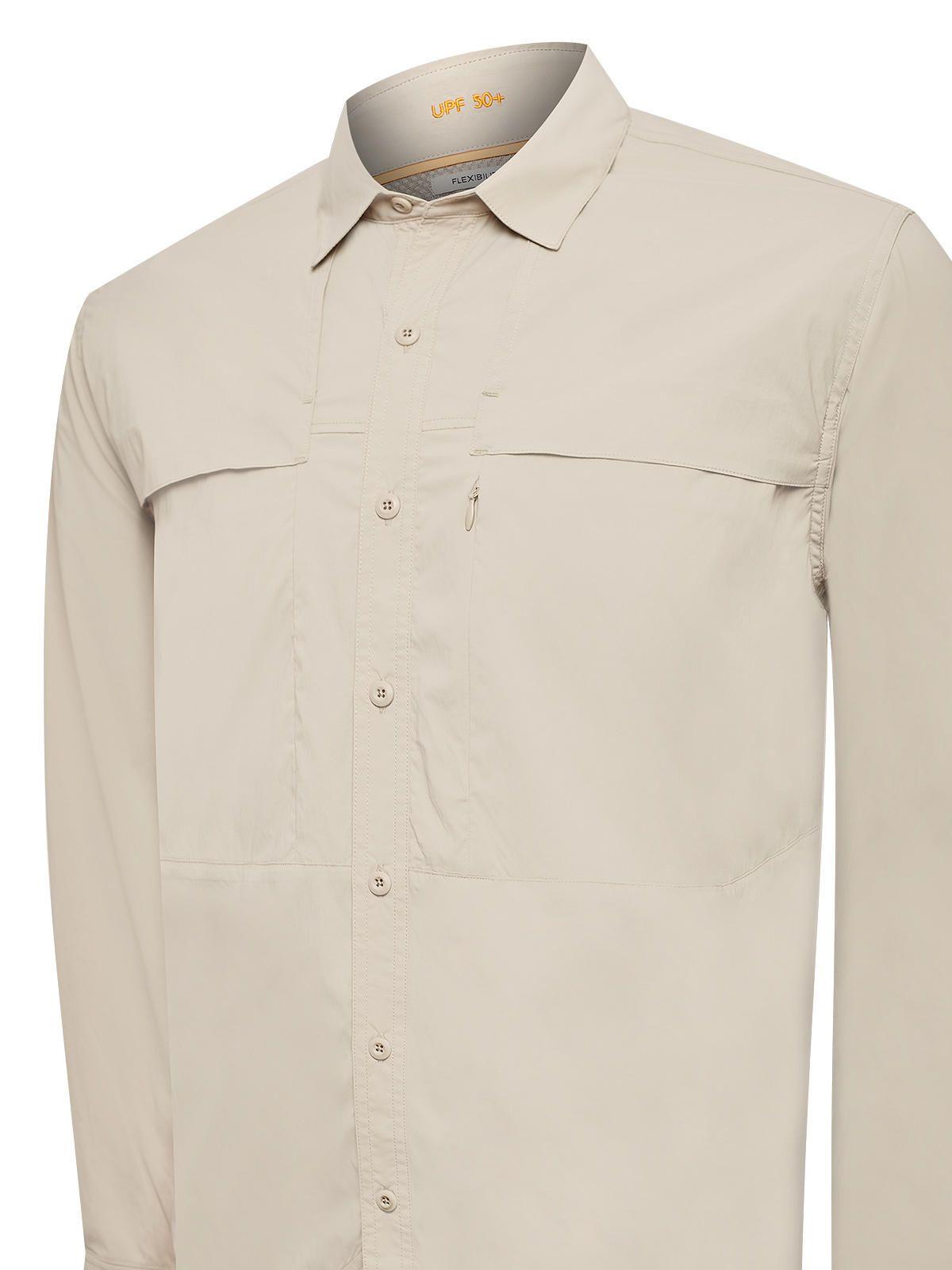 Camisa UPF 50+ Hombre Chungara Café-3