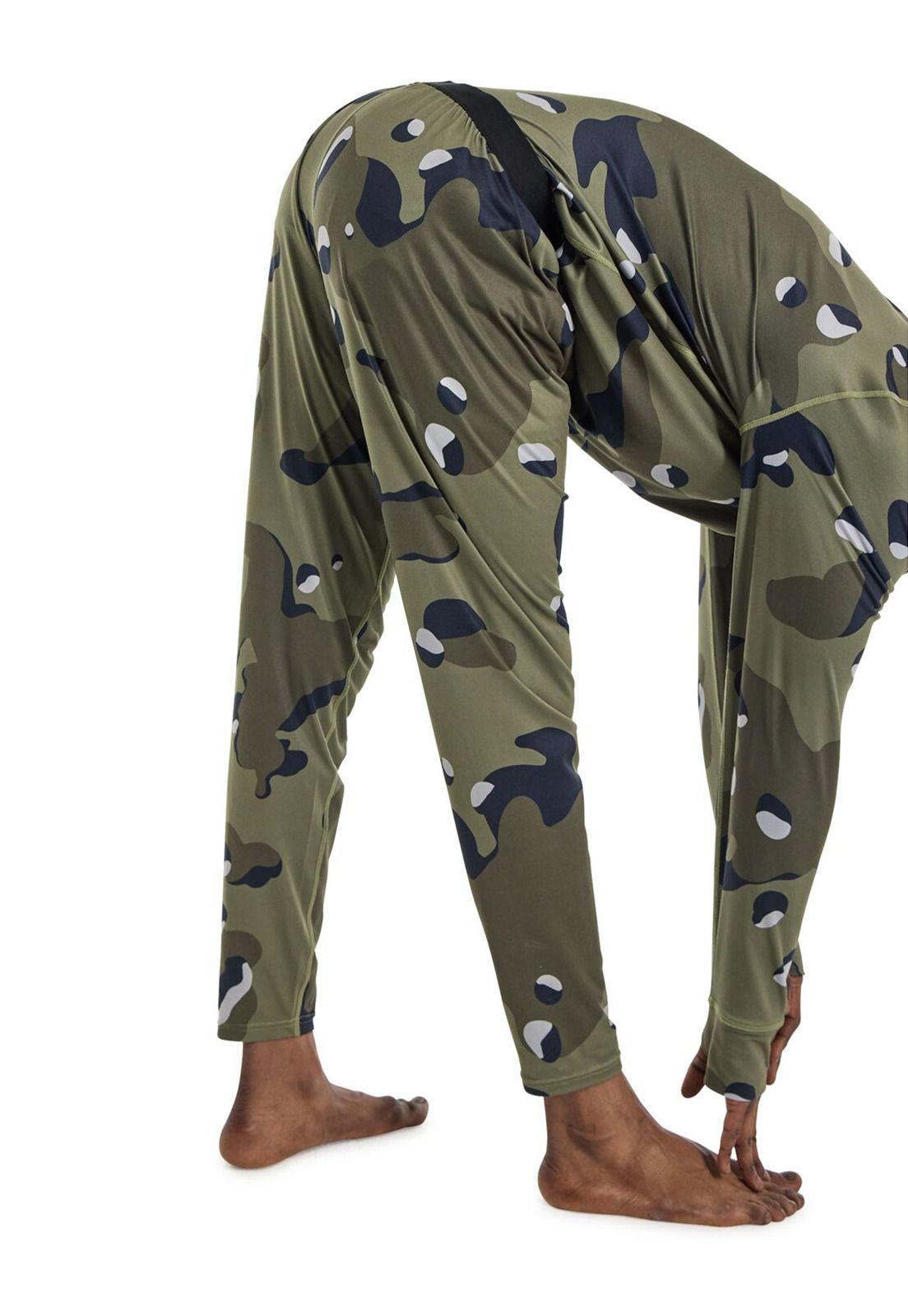 Calza Primera Capa Hombre Midweight Verde-4
