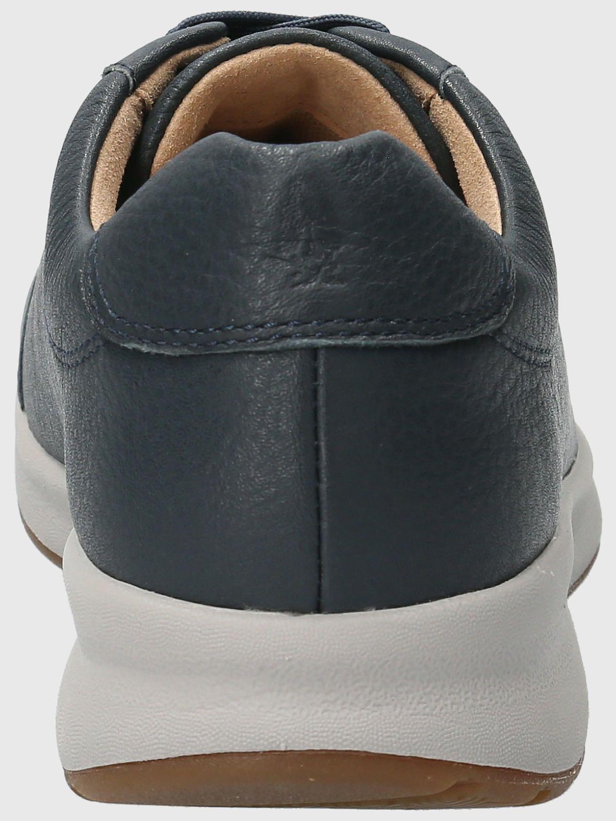 Zapatilla Cuero Mujer Spinal Laceup Azul-6