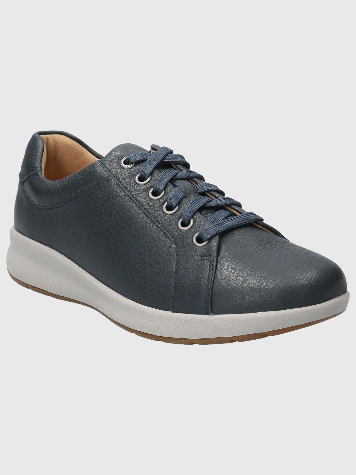 Zapatilla Cuero Mujer Spinal Laceup Azul-0