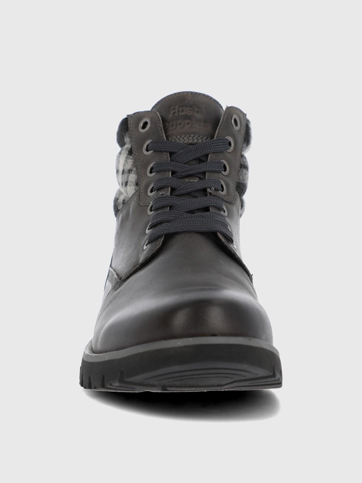 Botin Cuero Rosco Gris Hombre-3