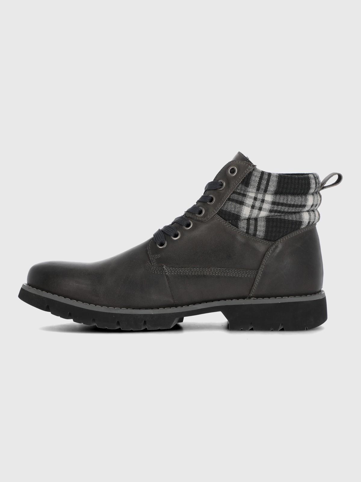Botin Cuero Rosco Gris Hombre-4