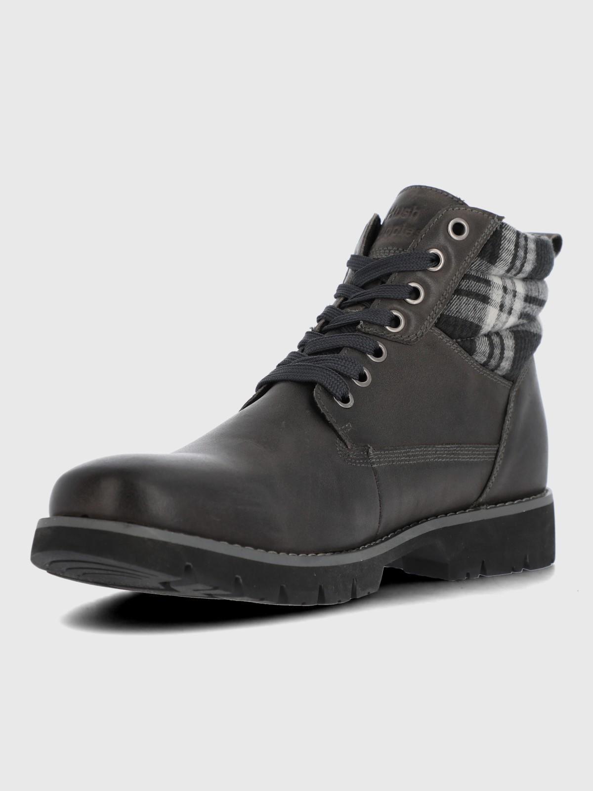 Botin Cuero Rosco Gris Hombre-5