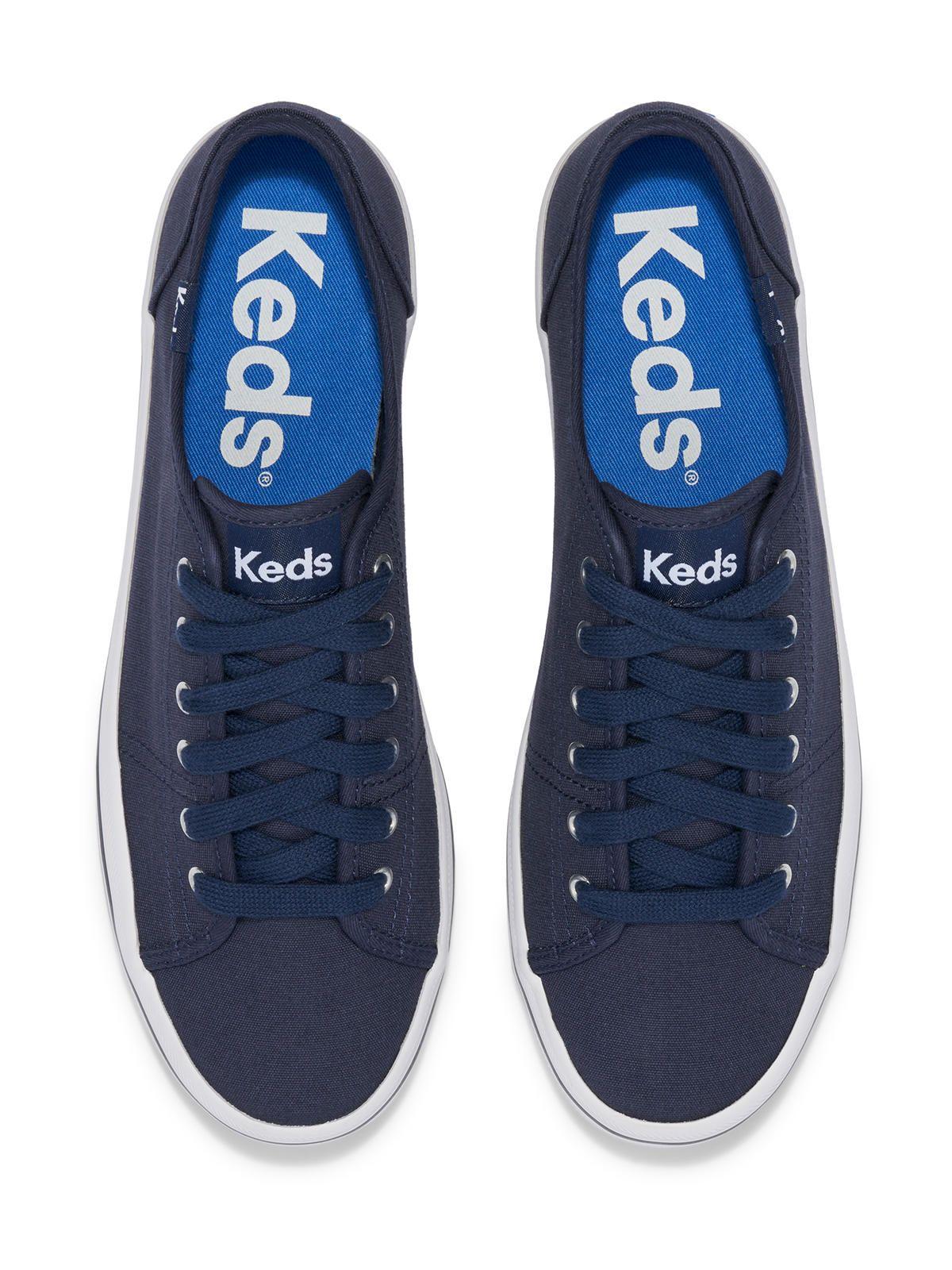 Zapatilla Mujer Kickstart Canvas Azul-4