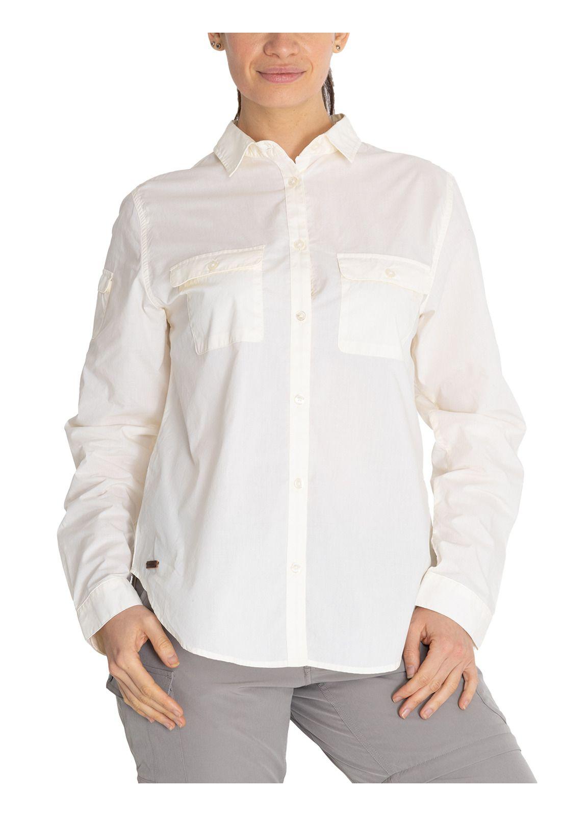 Blusa Algodón Orgánico Crema Coop Mujer -5