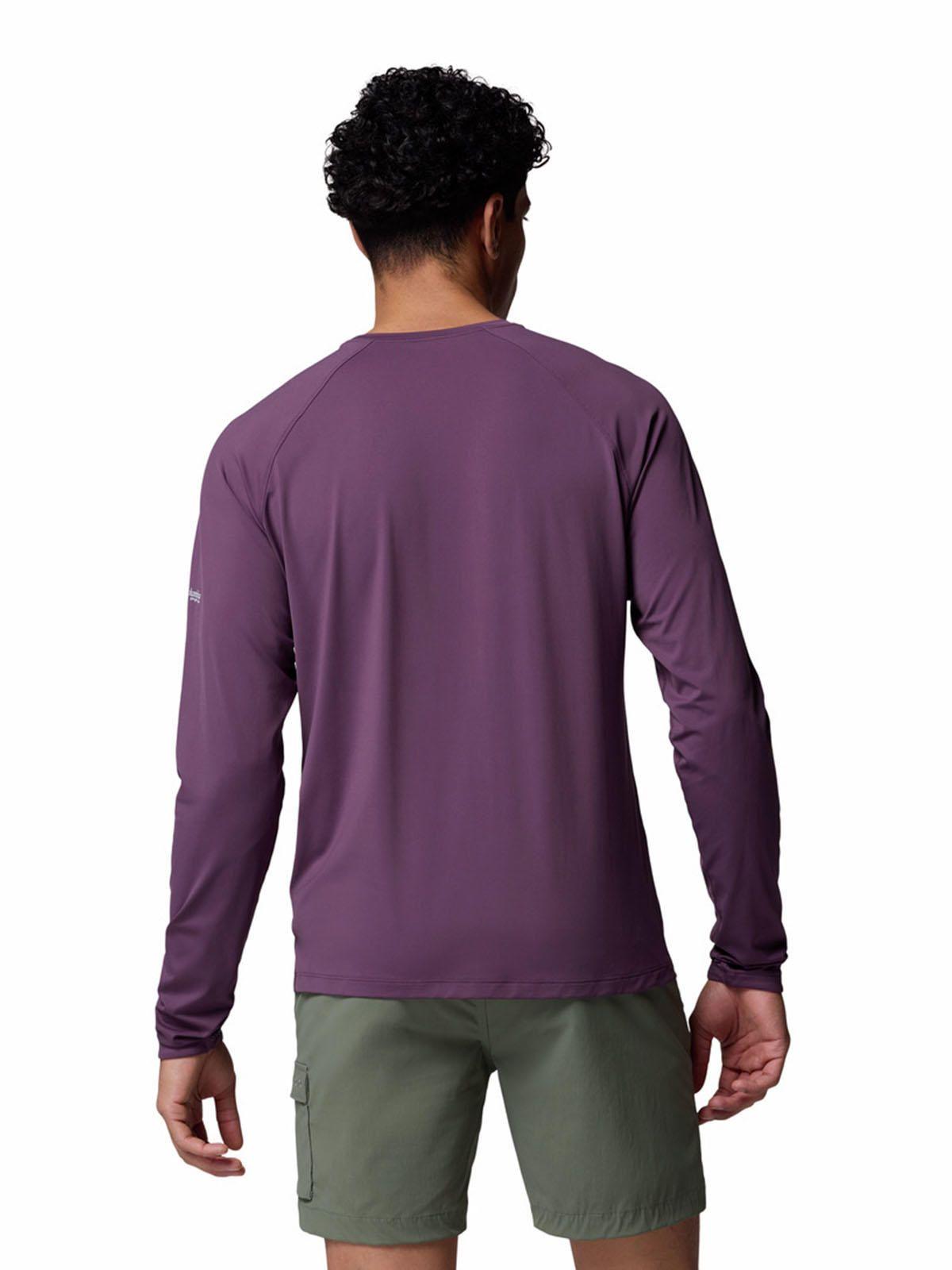 Polera Manga Larga Hombre Wild Cast Sun Morado-5