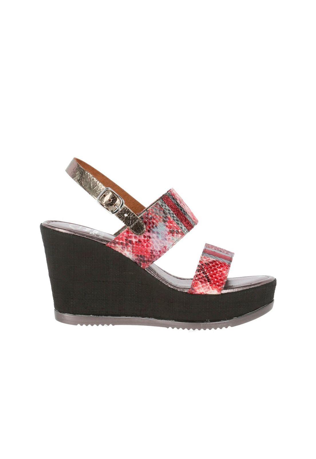 Sandalia  Venezia Rojo-2