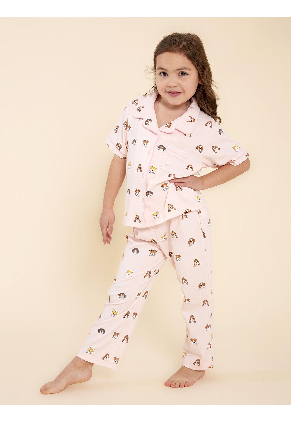Pijama Niña Rosado Dreams-1