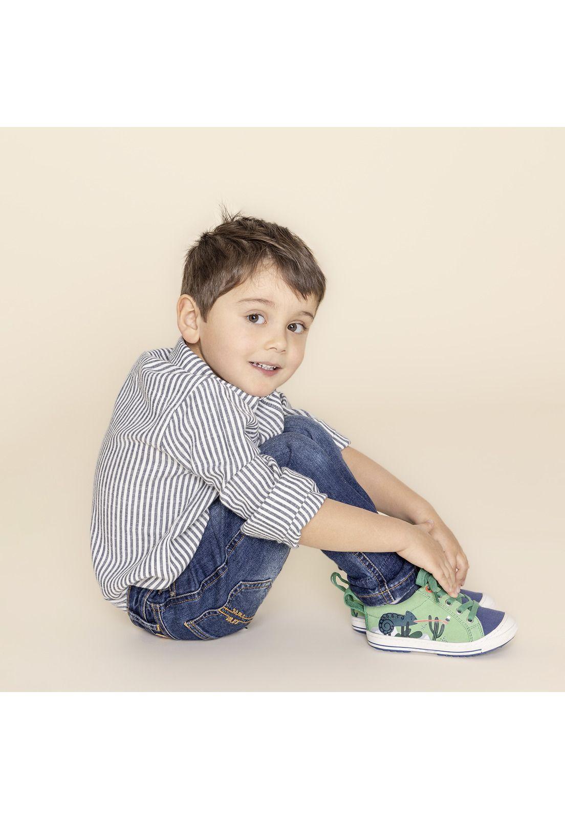 Zapatilla Go Wild (19-29) Verde Niño-1