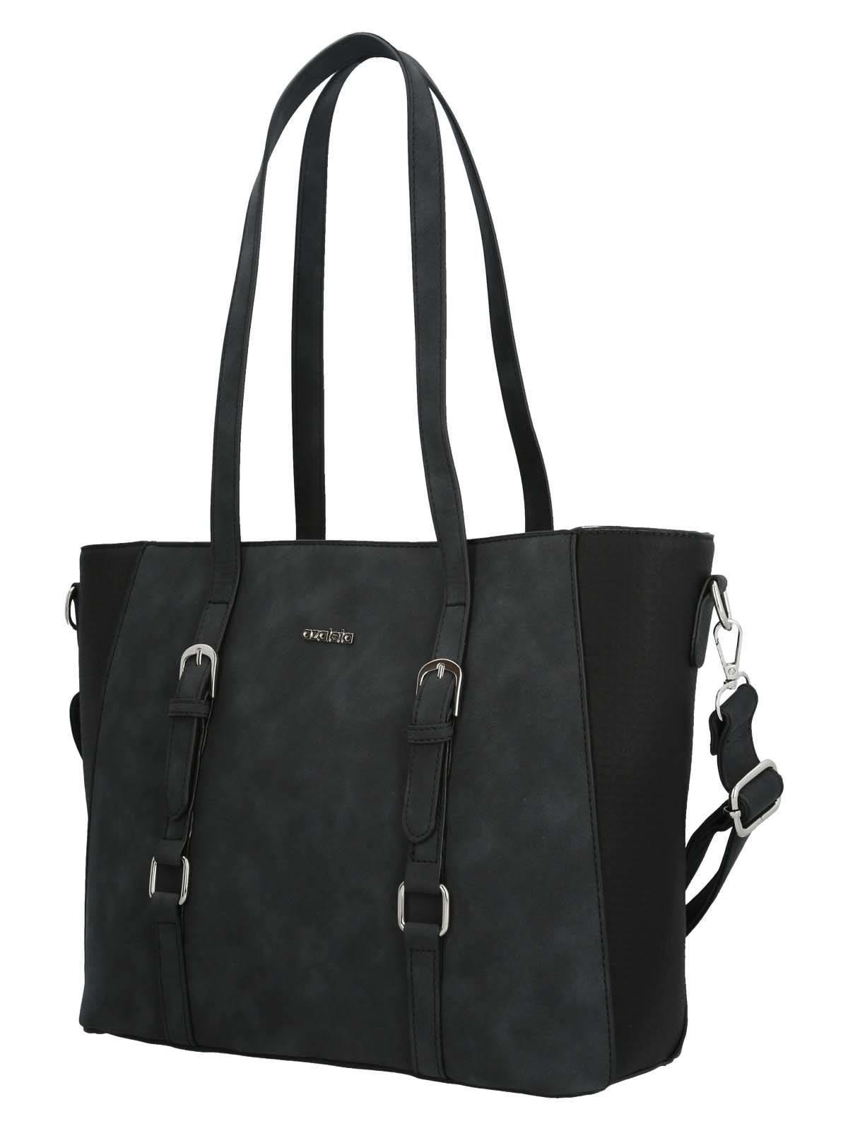 Carteras Gubio Tote Mujer Negro-1