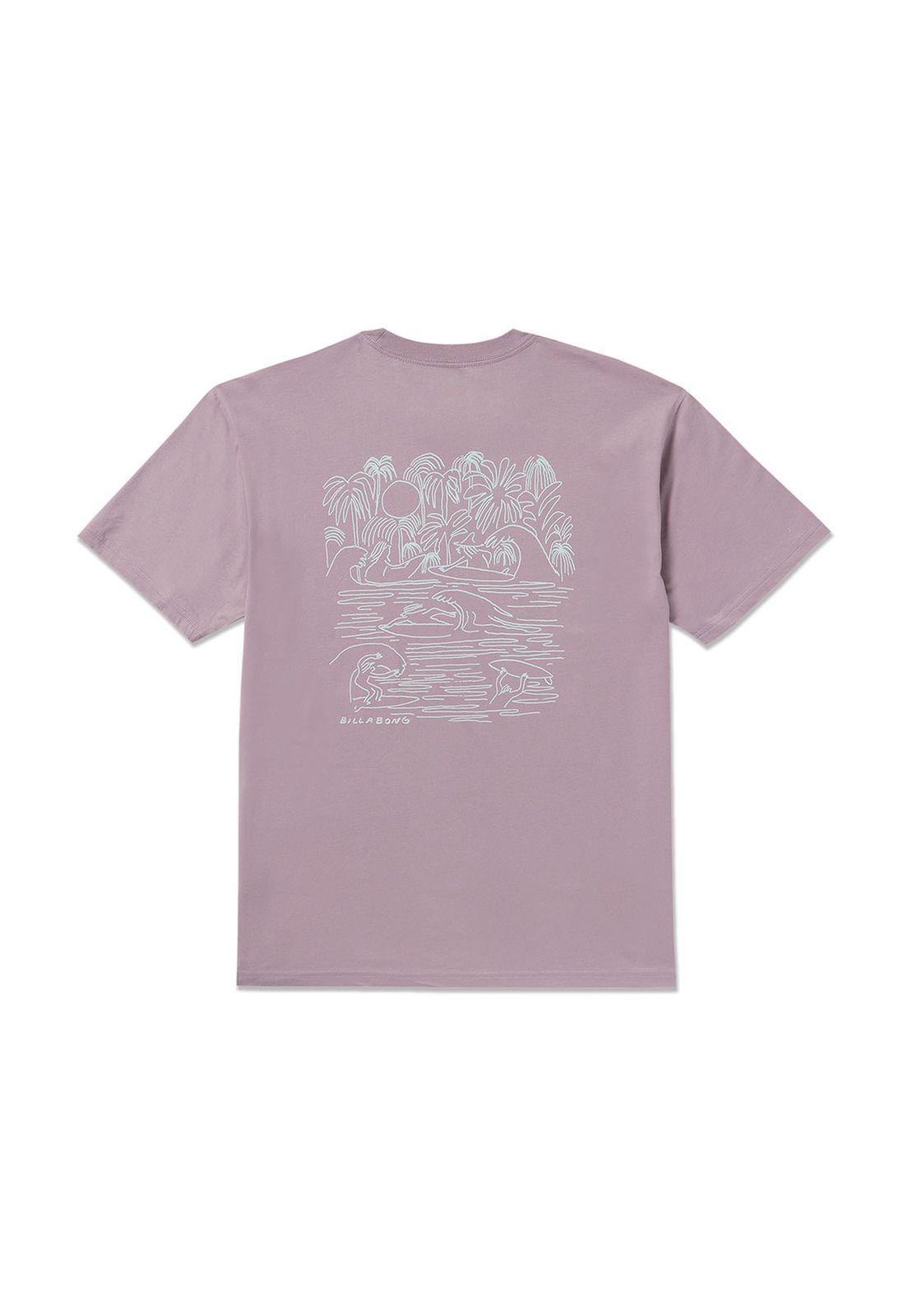 Polera m/c Hombre Scenes regular Morado-1