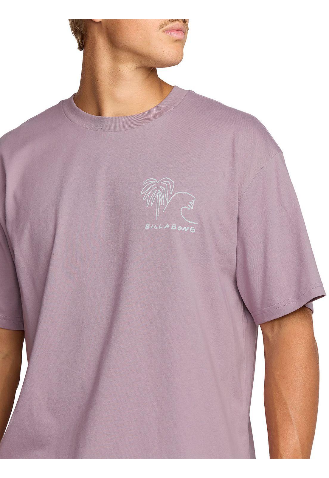 Polera m/c Hombre Scenes regular Morado-3